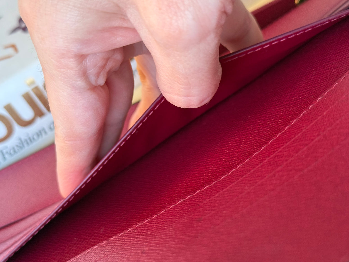 LV Adele Wallet in Fuchsia