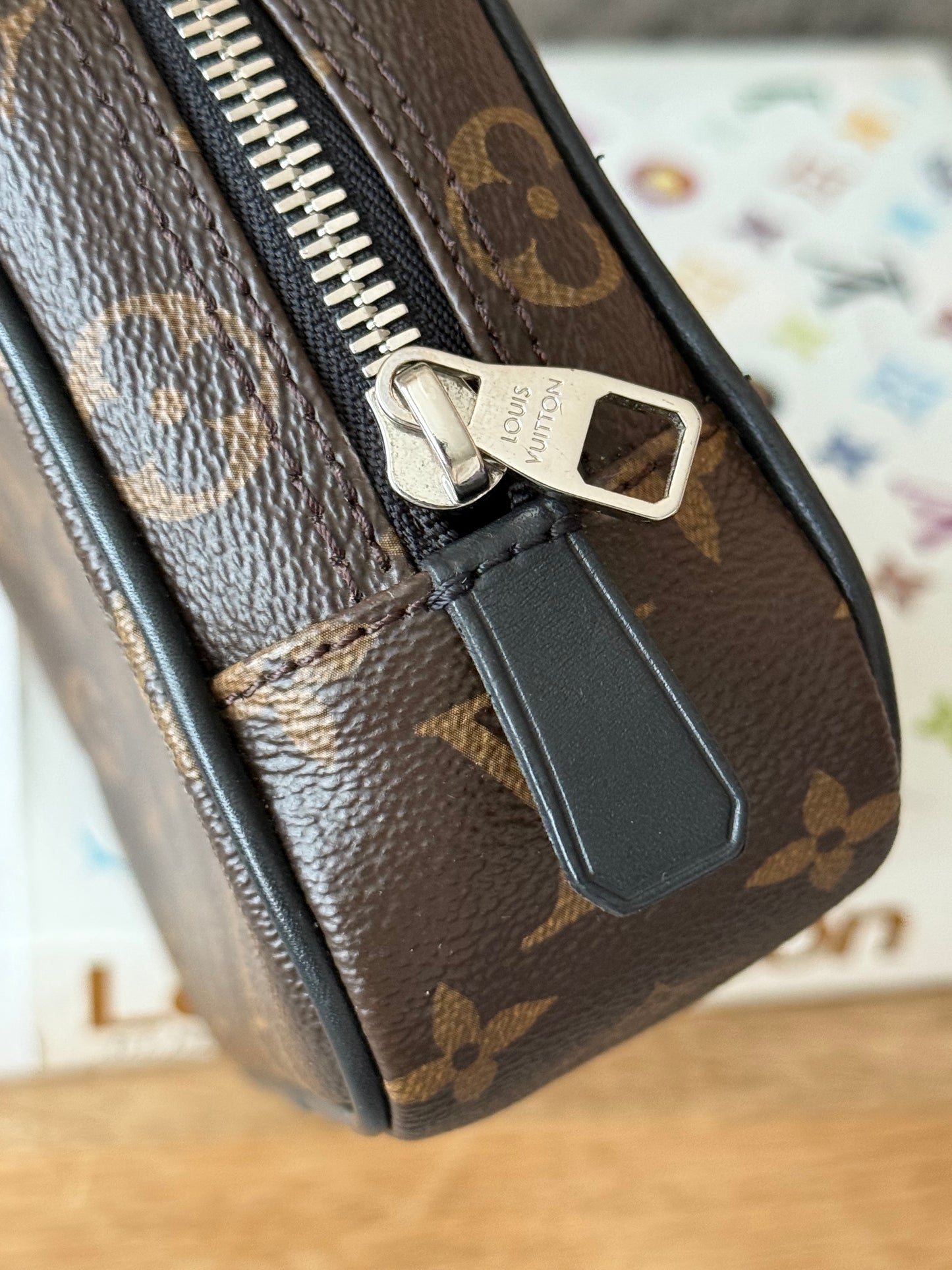 LV Macassar Toilet PM Pouch