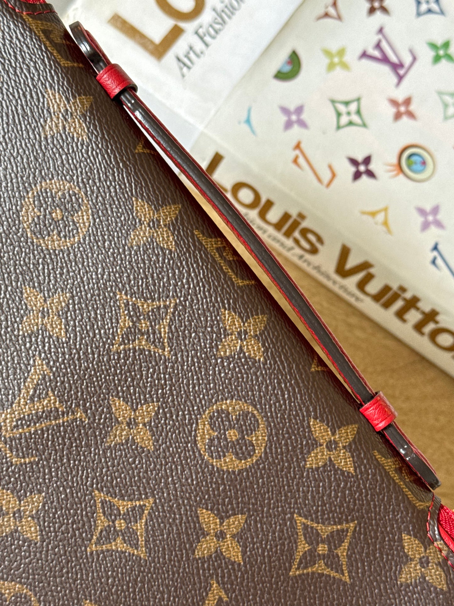LV Daily Organizer Cerise wallet