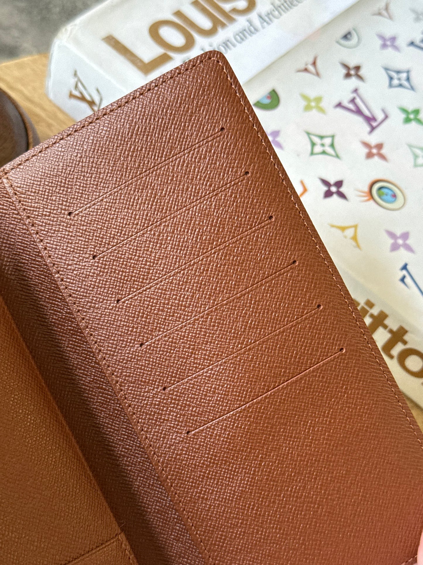 LV Bifold Checkbook Wallet