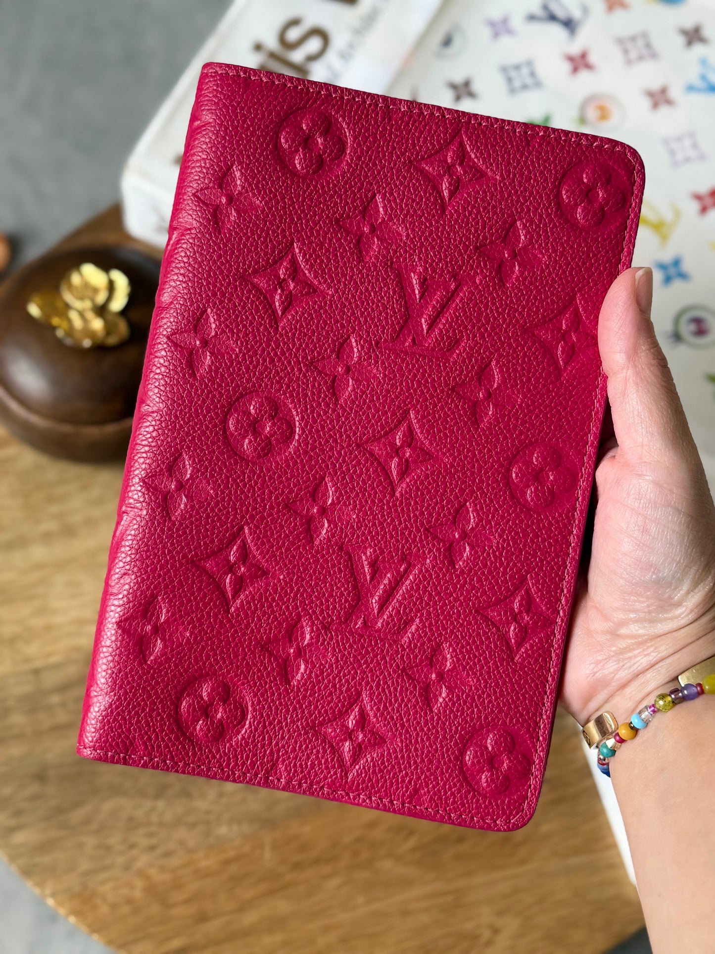 LV Fuchsia Clemence Notebook