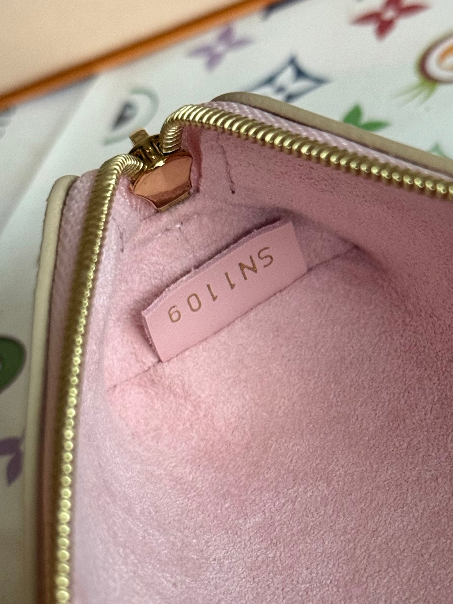 LV Elizabeth Pouch with flower charm