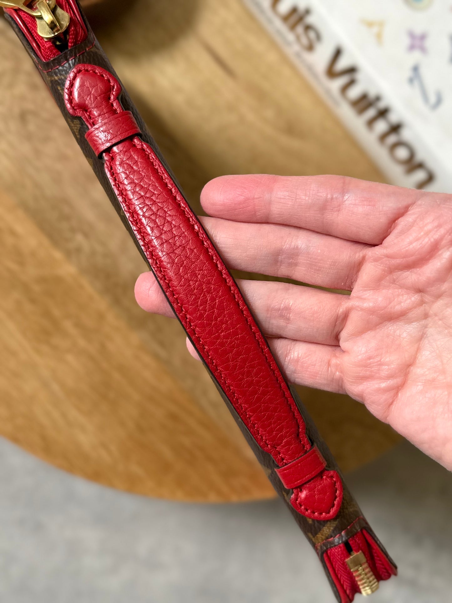 LV Daily Organizer Cerise wallet