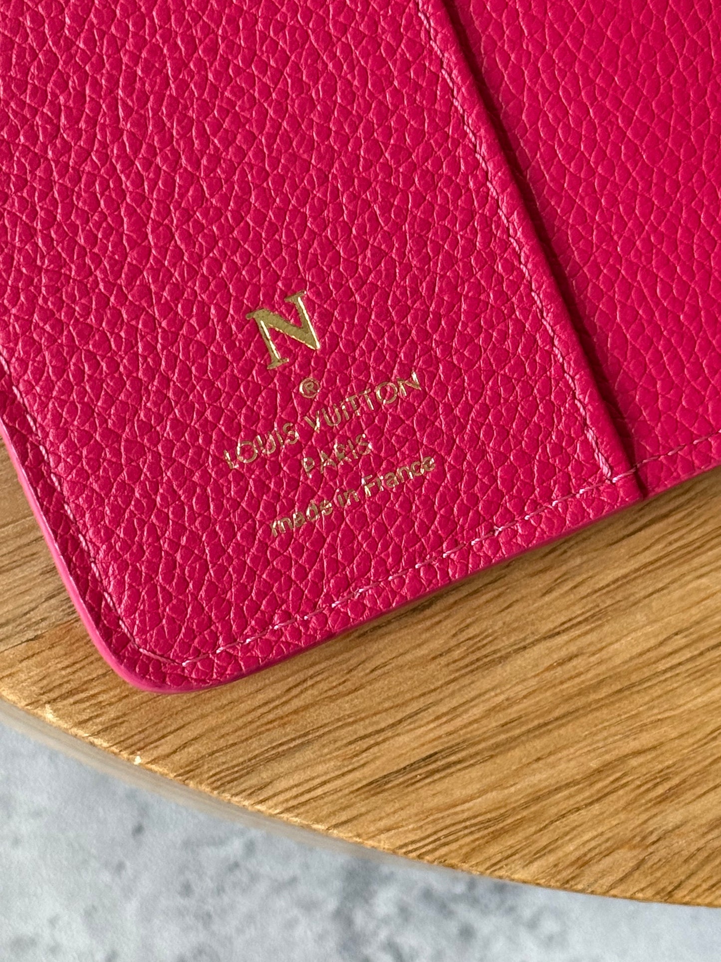 LV Fuchsia Clemence Notebook