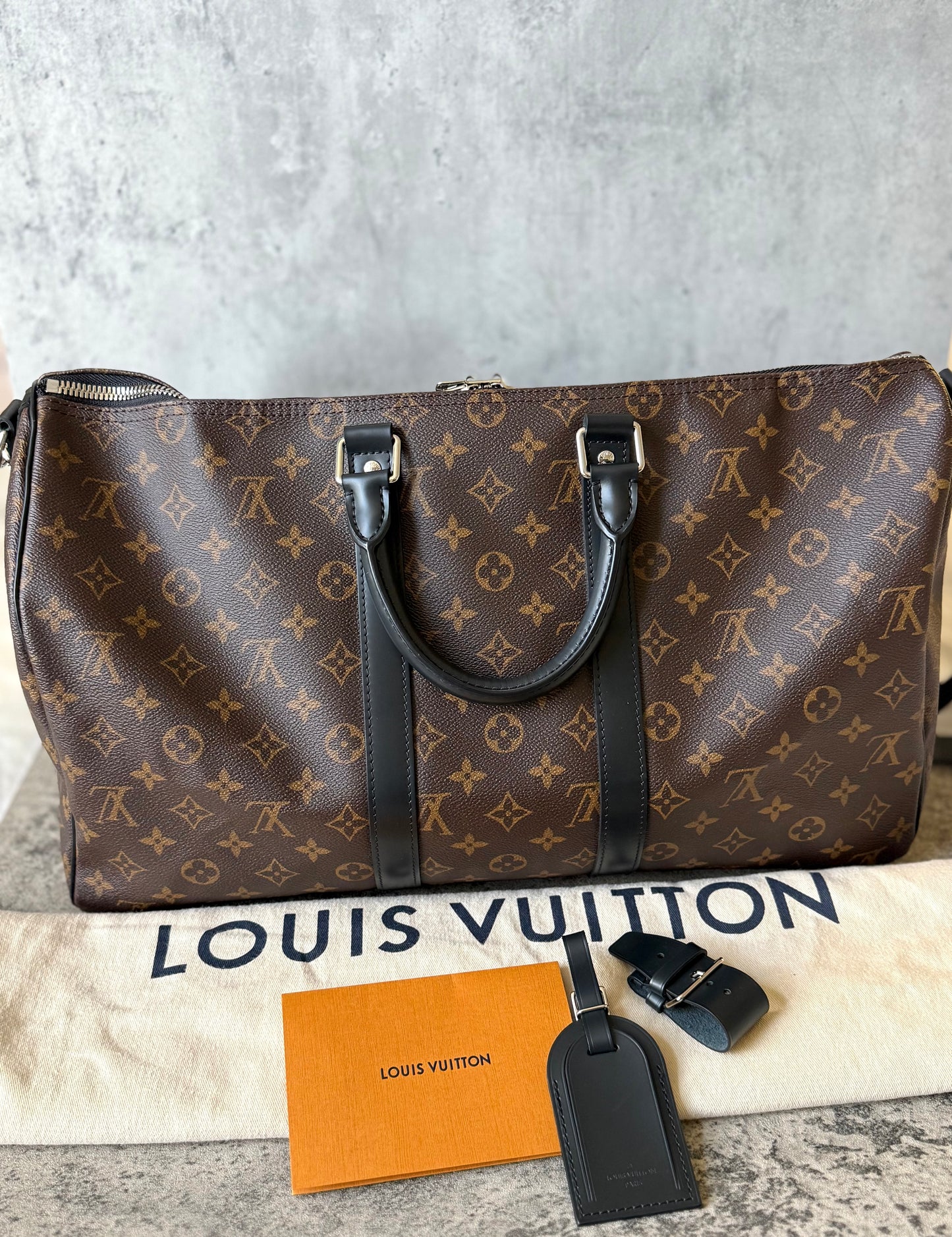Louis Vuitton Keepall Bandouliere 45 Macassar