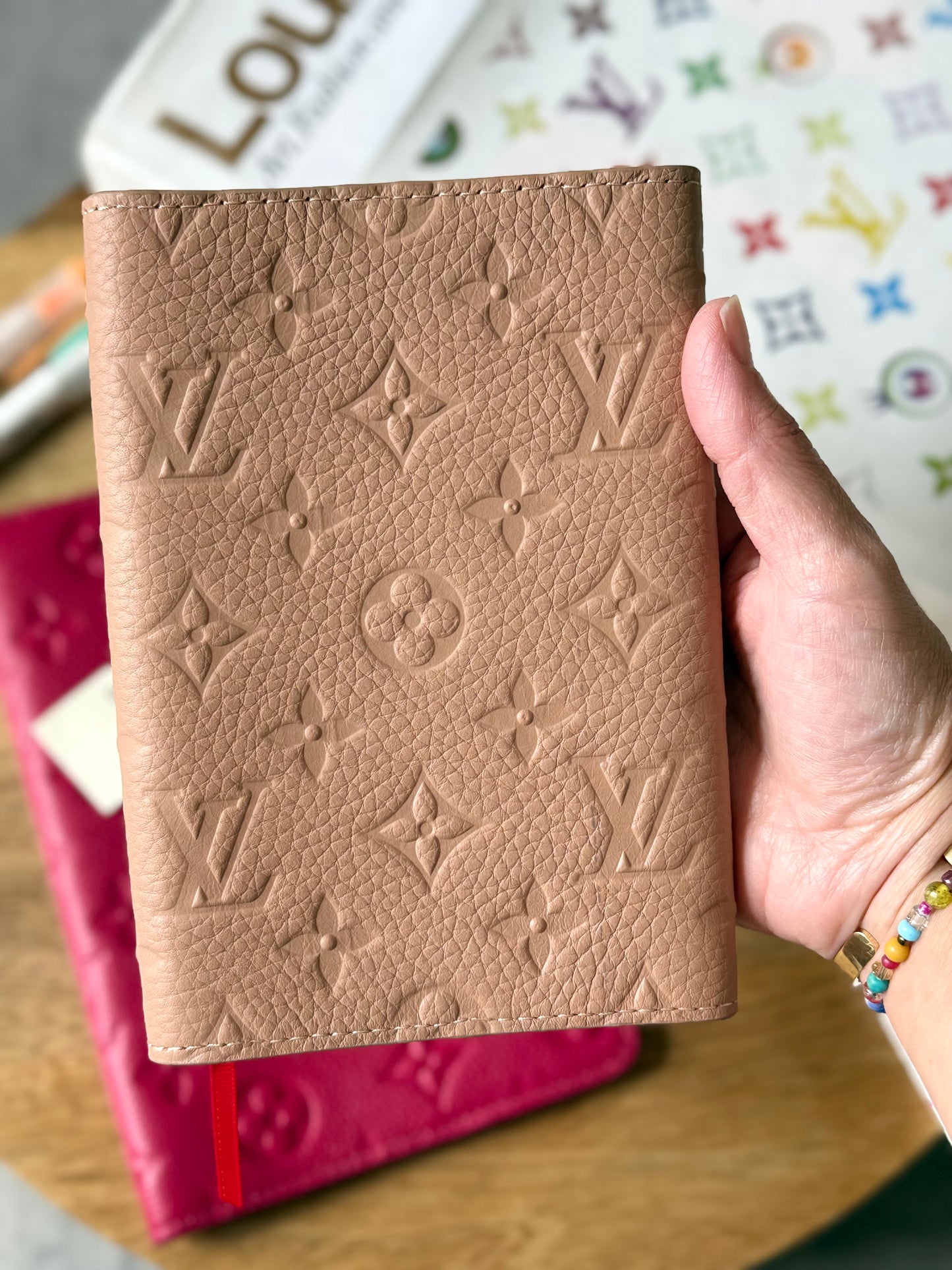 LV Empreinte Rose Notebook Cover Japan Ed.