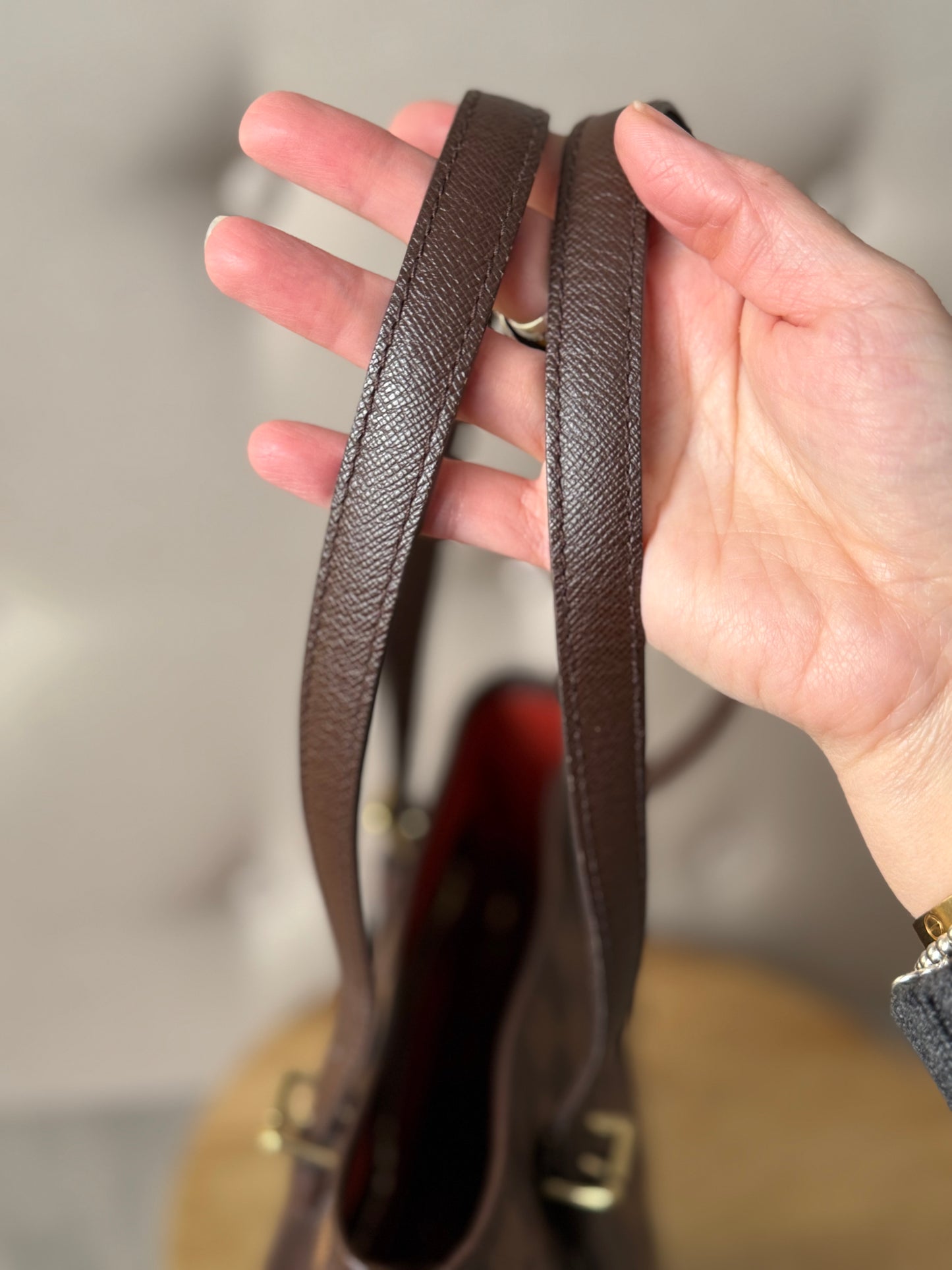 LV Bucket PM Damier Ebene