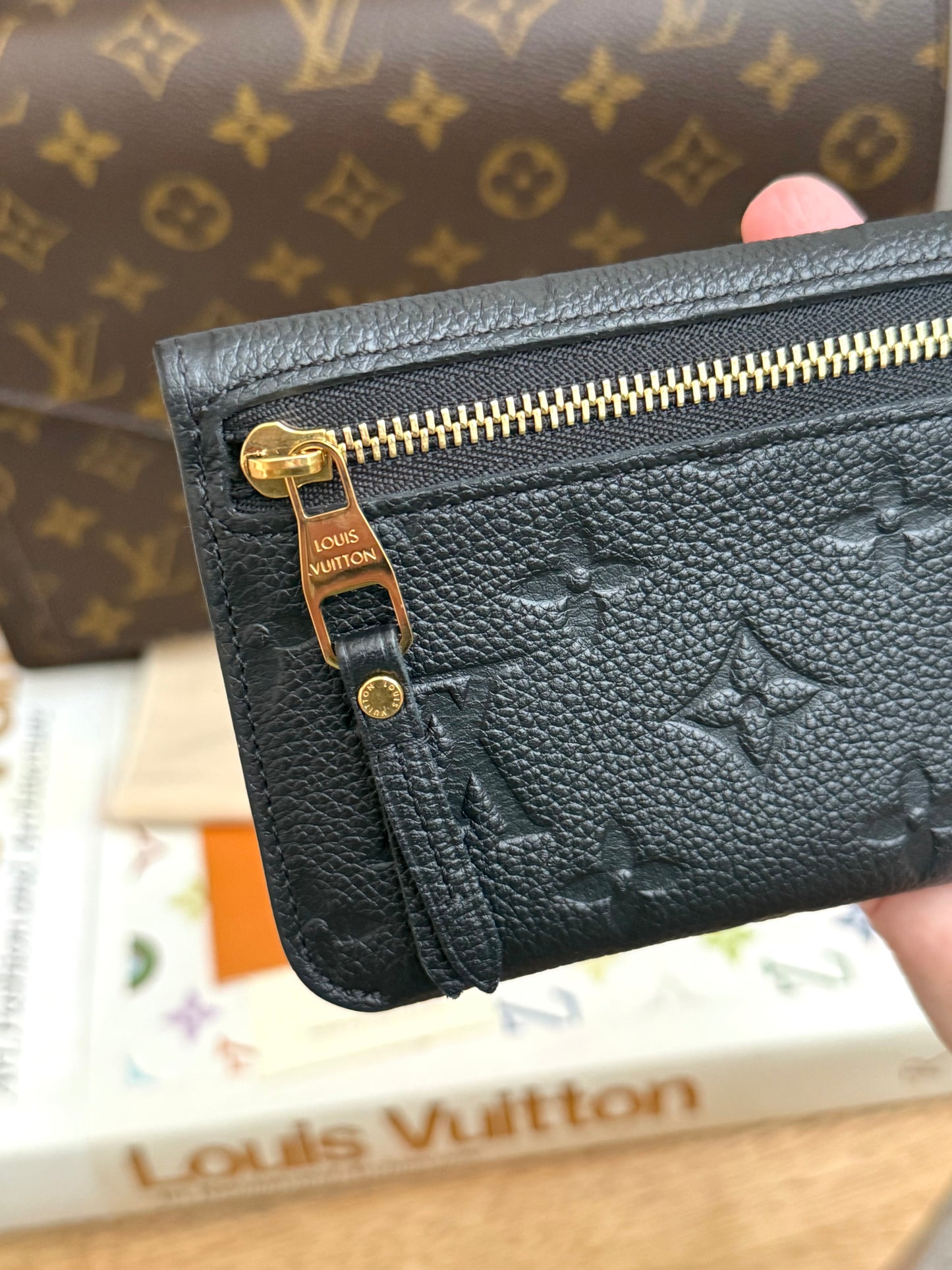 LV Empreinte Key Pouch Noir