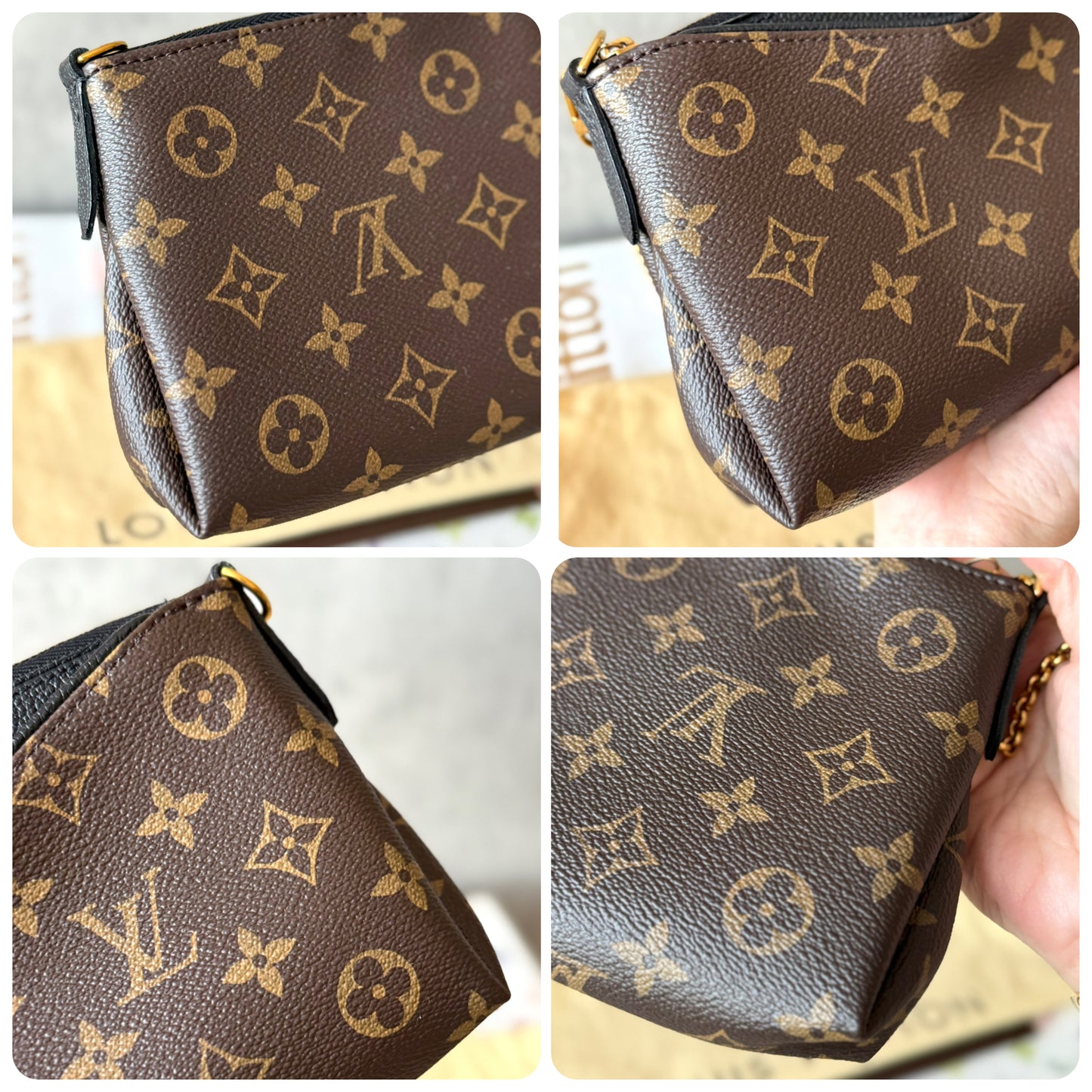 LV Pallas clutch crossbody noir