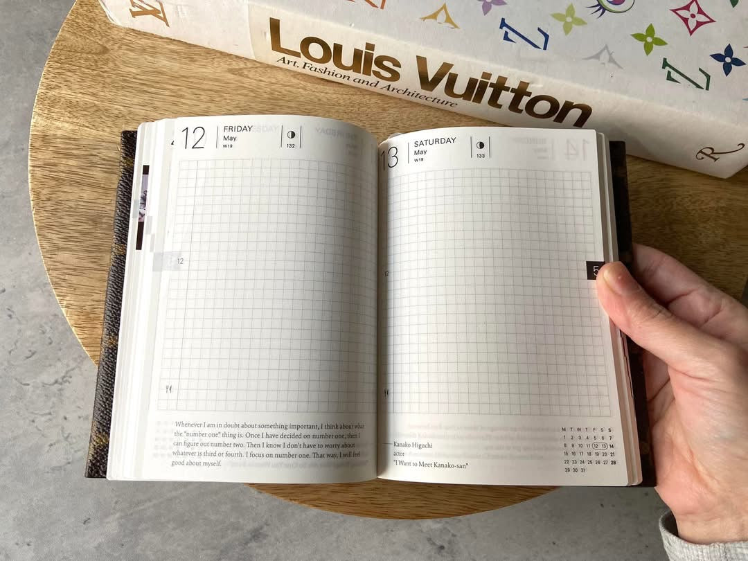 LV Couv Carnet PM Cover