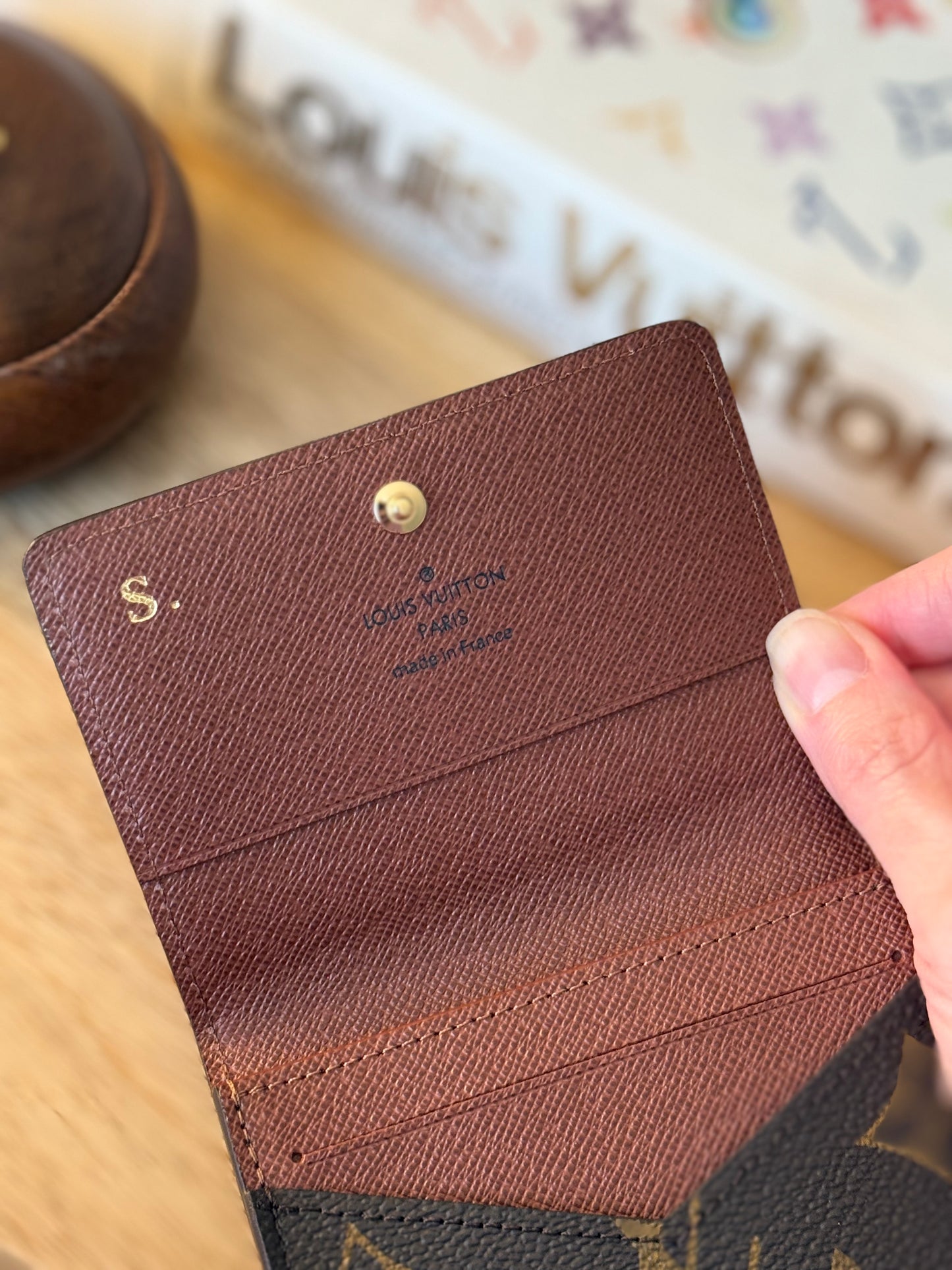 LV Envelope Business Card Holder