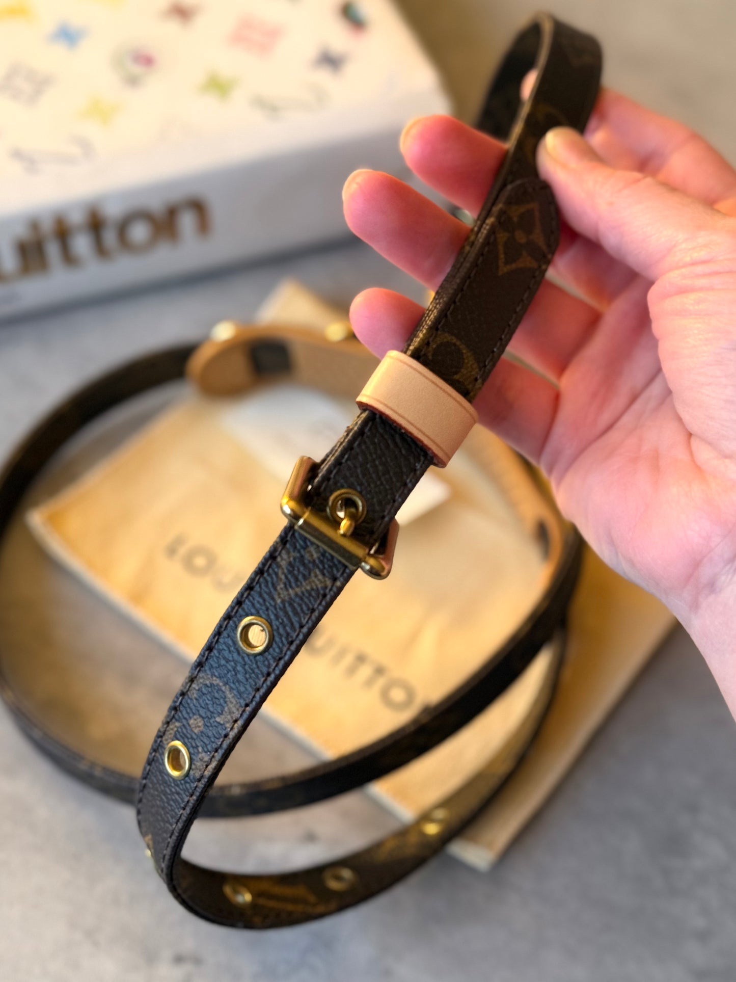 16 MM Adjustable Monogram Strap