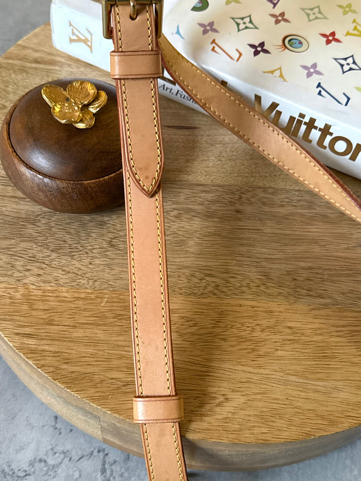 LV Bandouliere Vachetta Strap