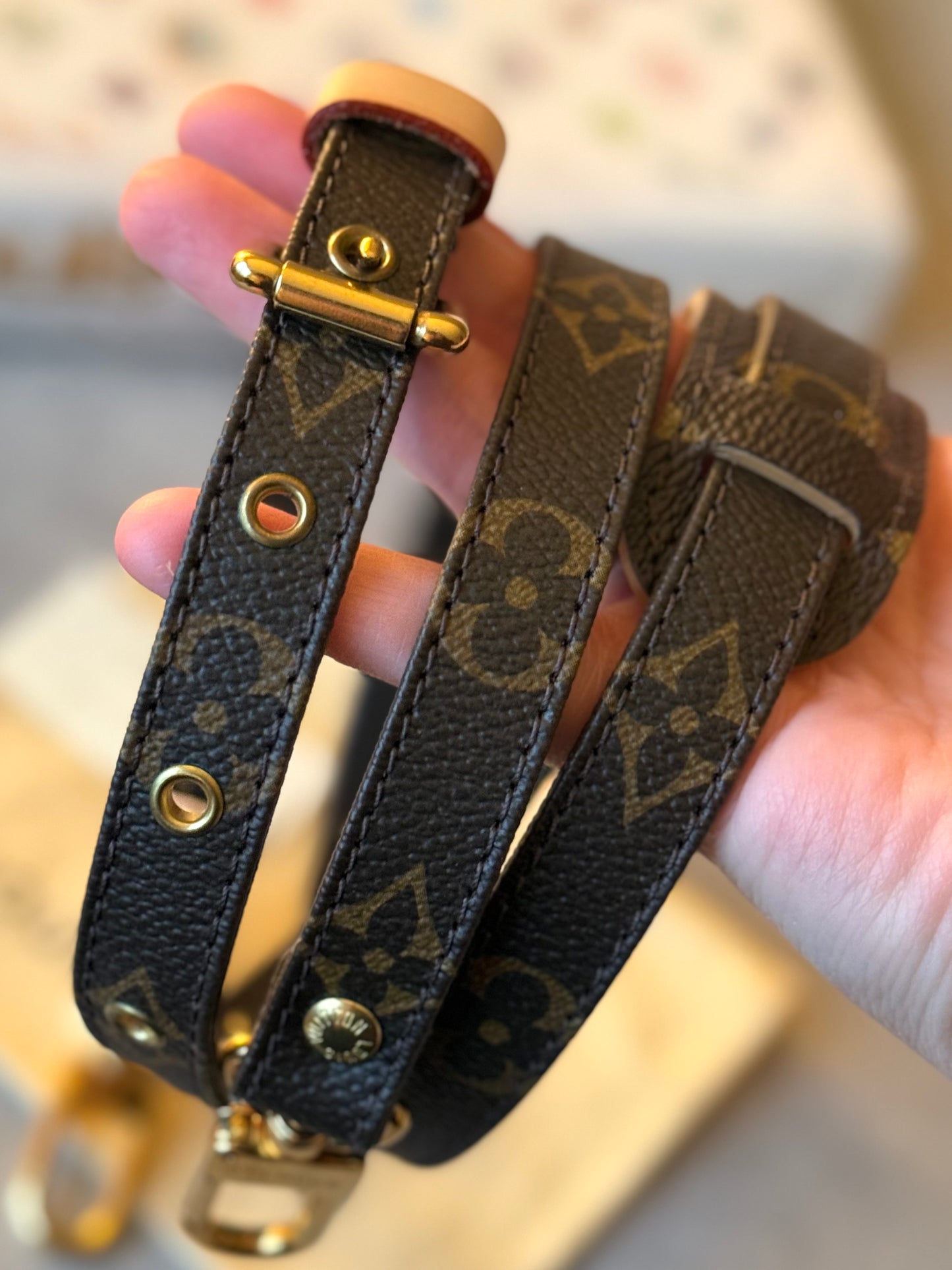 16 MM Adjustable Monogram Strap