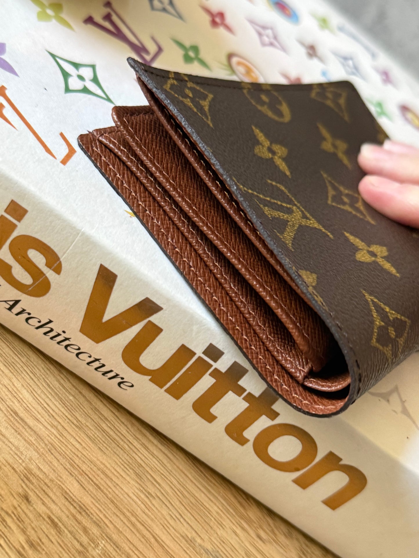 LV Trifold monogram wallet