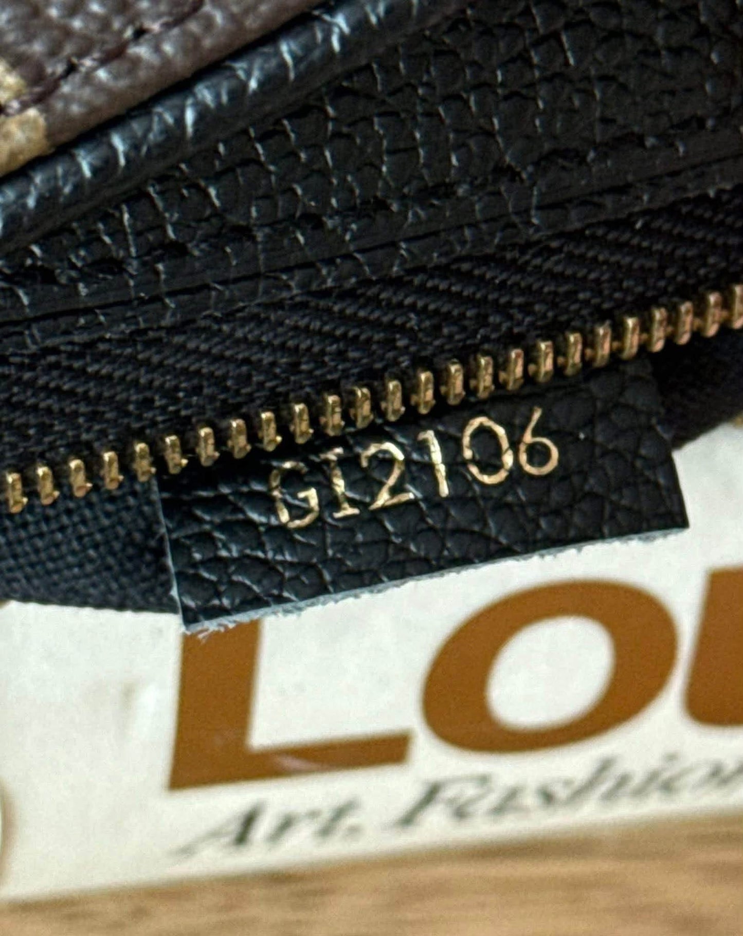 LV Pallas Noir Clutch