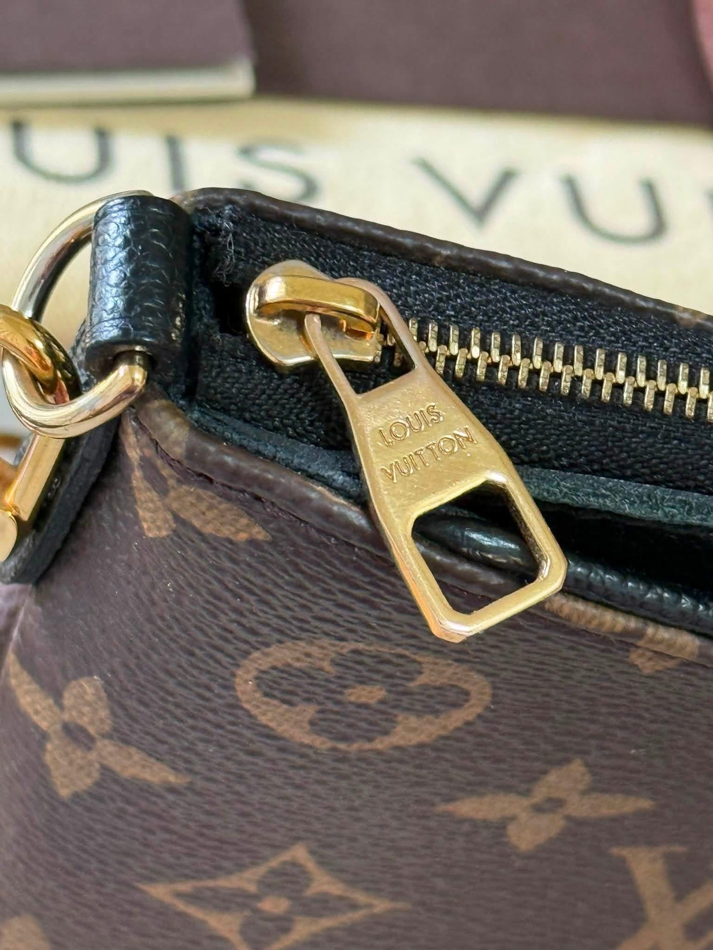 LV Pallas Noir Clutch