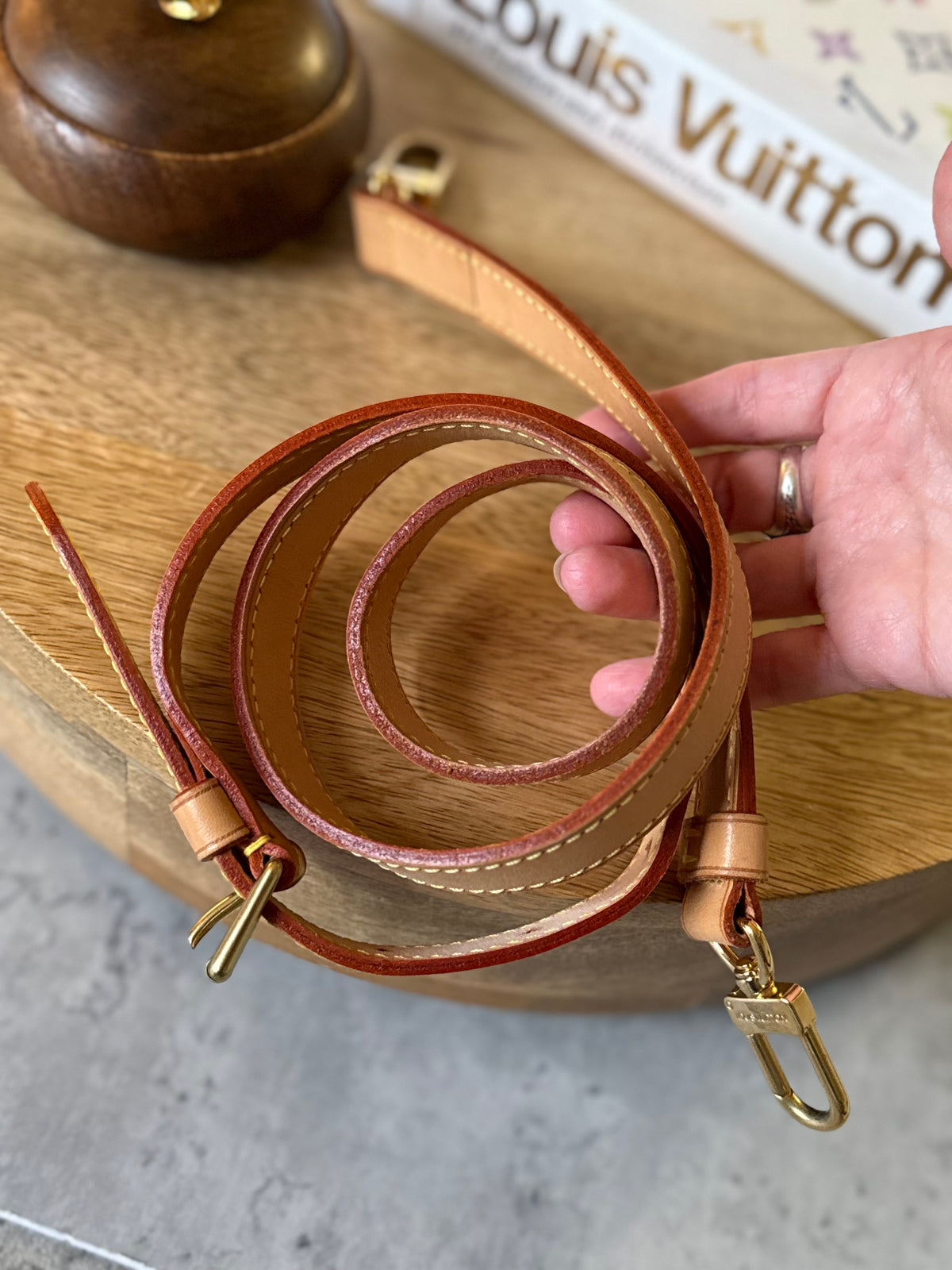 LV Bandouliere Vachetta Strap