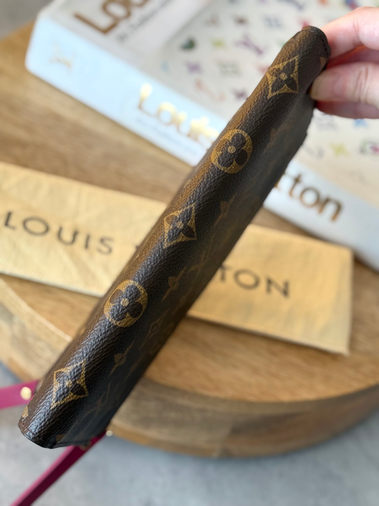 LV Adele Wallet in Fuchsia