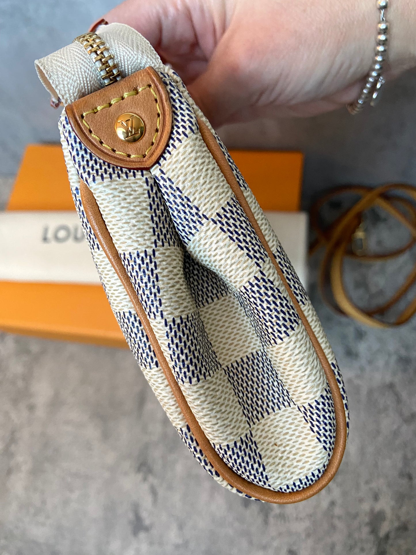 LV Eva Azur Crossbody