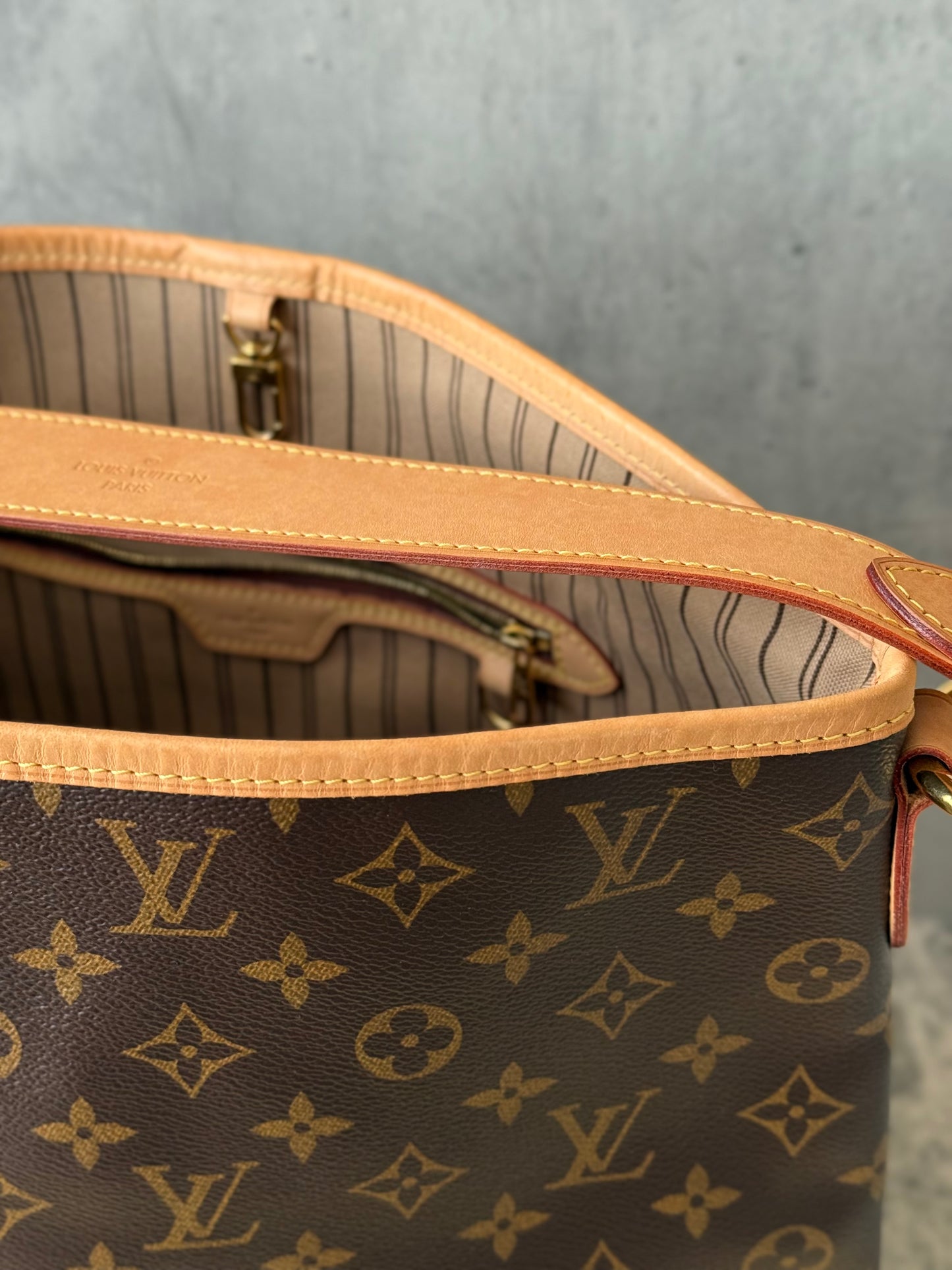 LV Delightful MM Beige