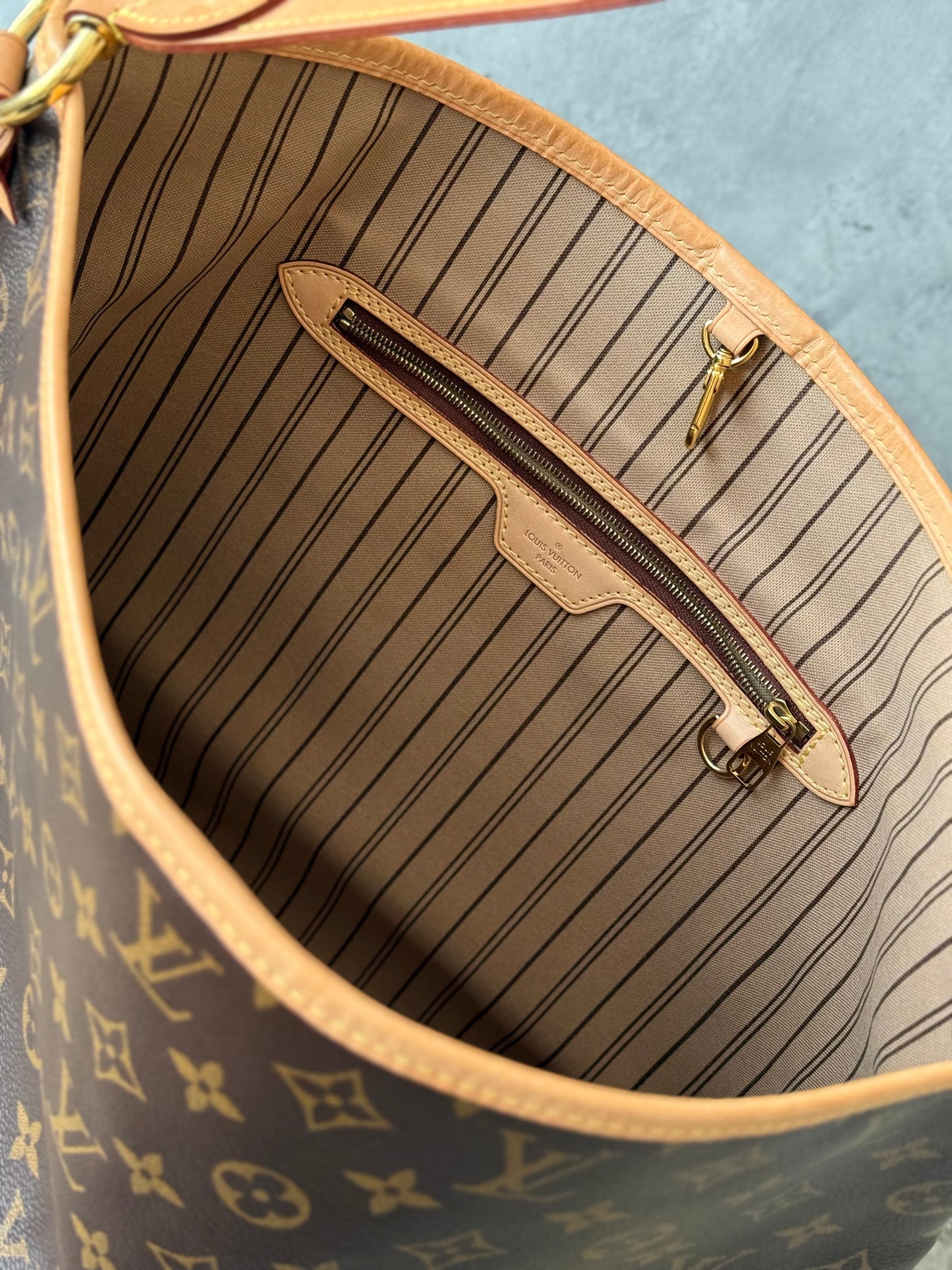 LV Delightful MM Beige