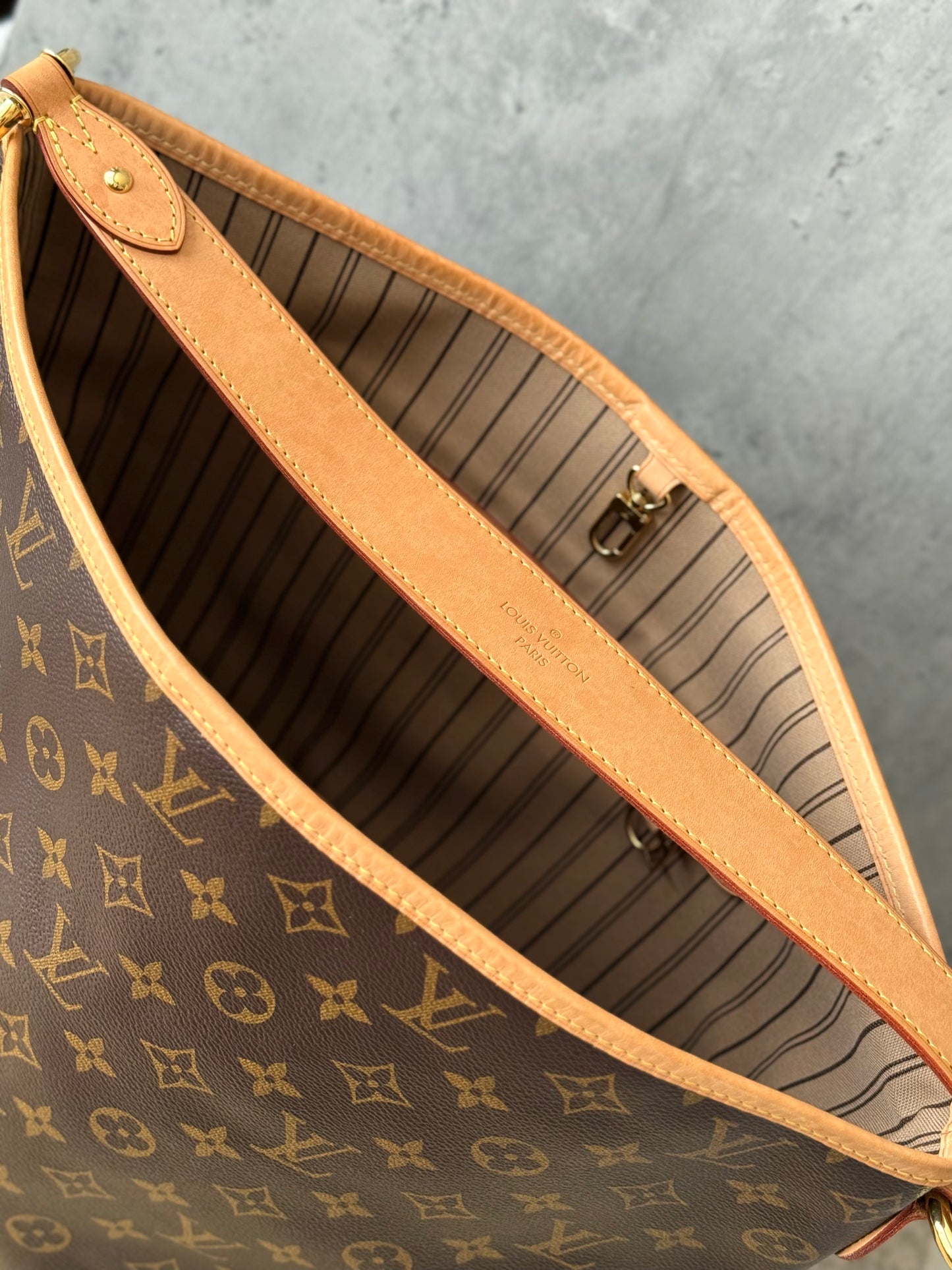 LV Delightful MM Beige