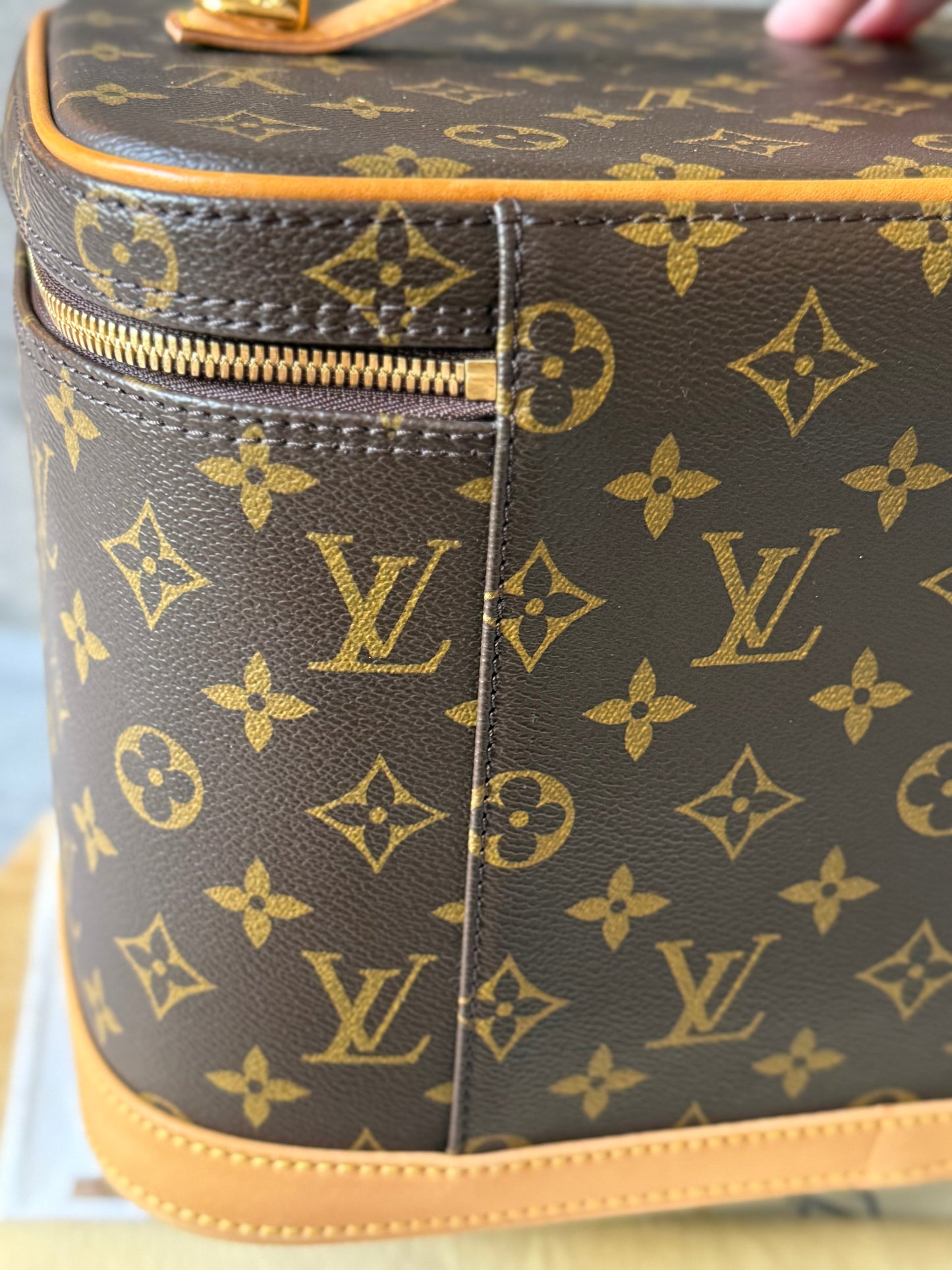 LV Nice Vanity Train Case