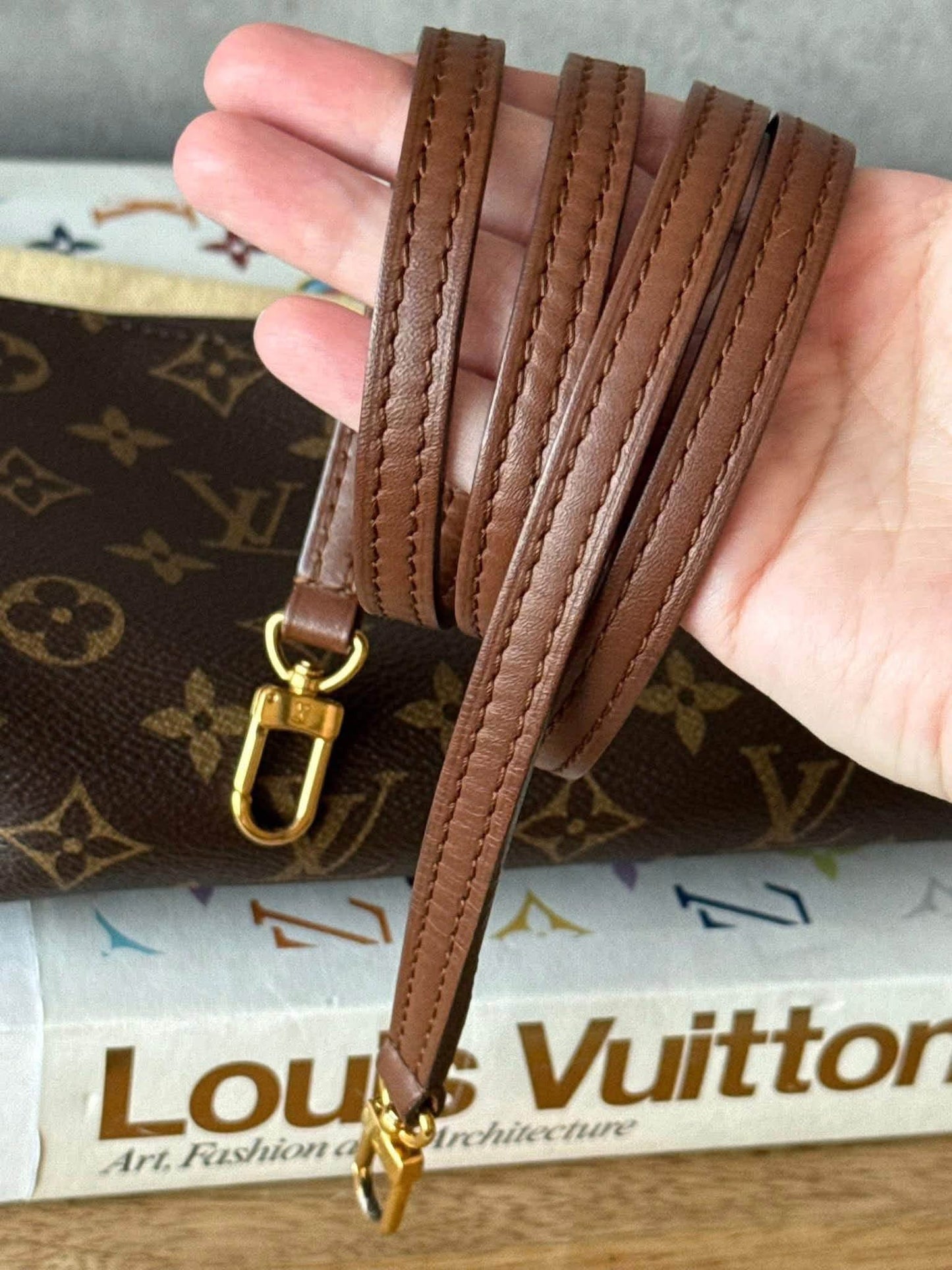 LV Pallas Noir Clutch