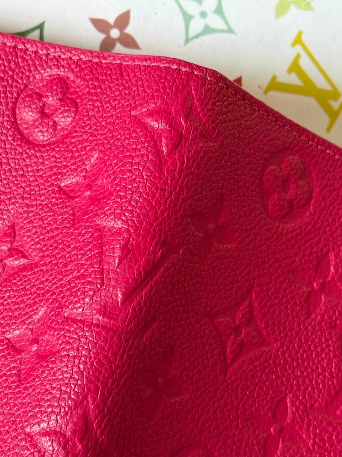 LV Fuchsia Clemence Notebook