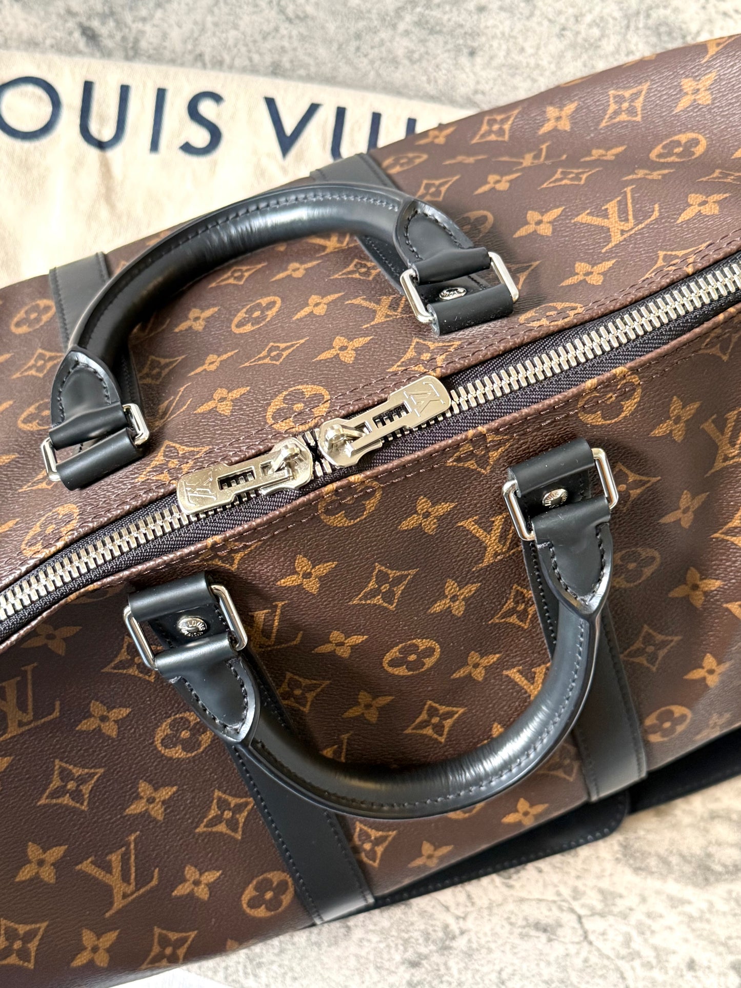 Louis Vuitton Keepall Bandouliere 45 Macassar