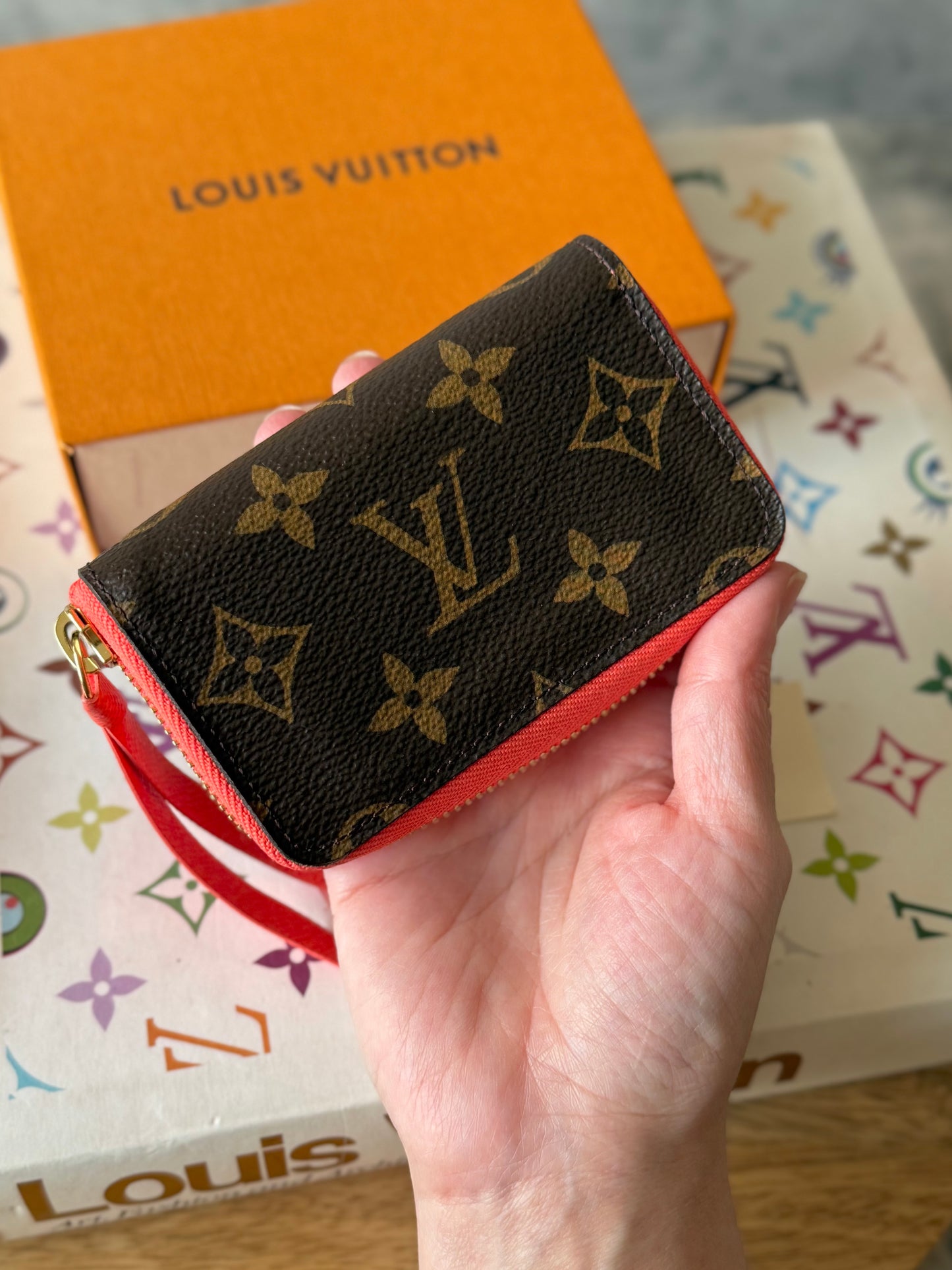 LV Multicartes Poppy Card holder