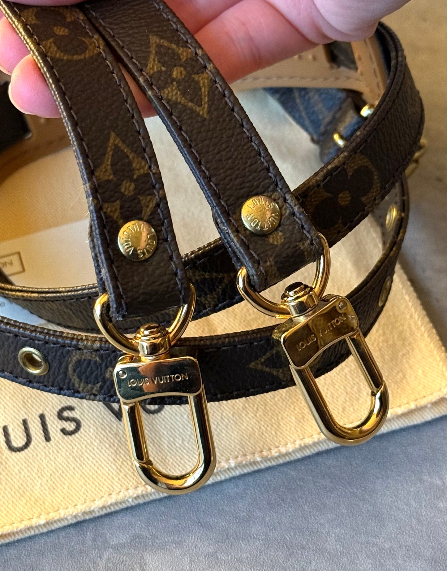 16 MM Adjustable Monogram Strap