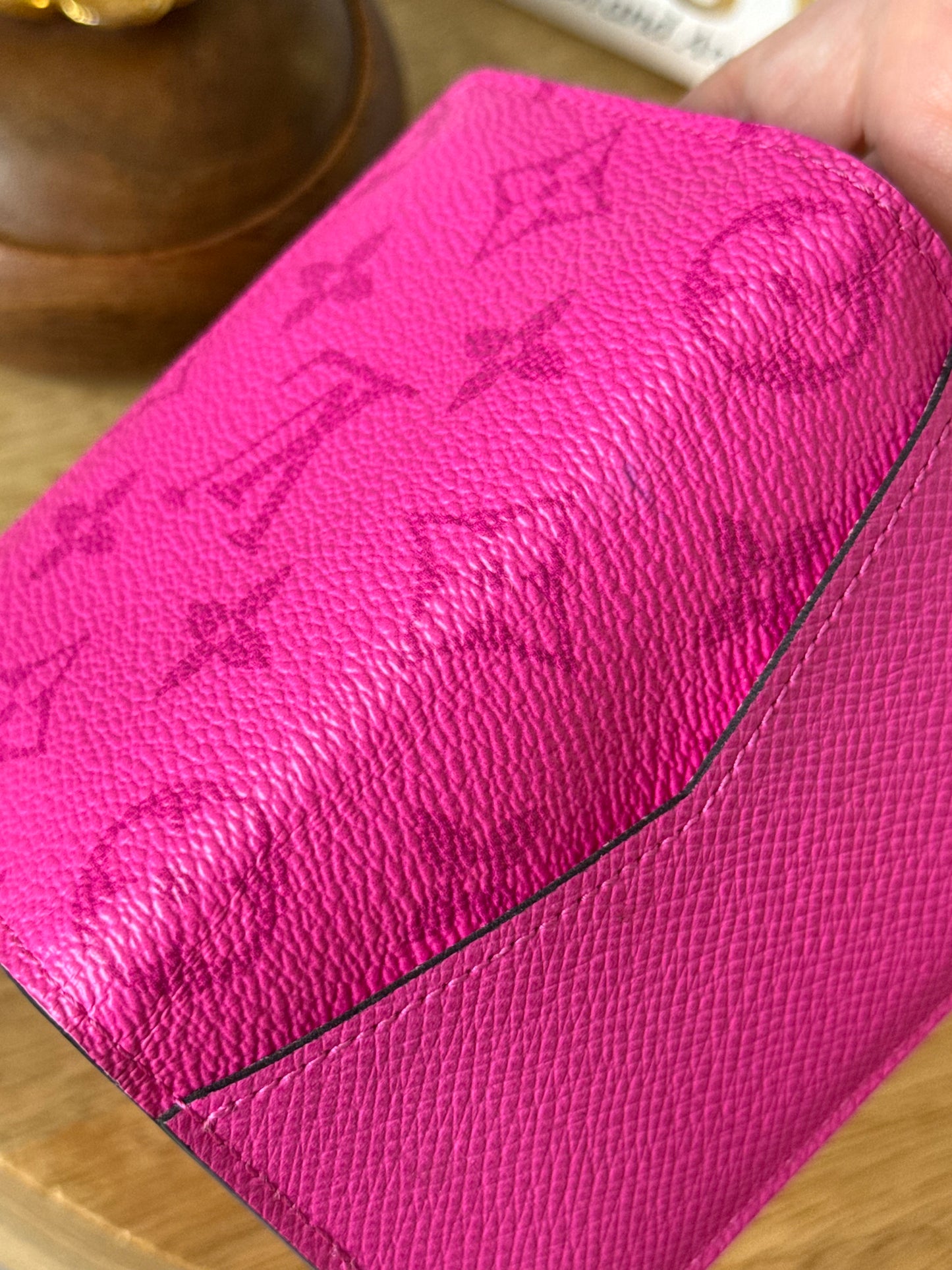 LV Taigarama Fuchsia Pocket Organizer