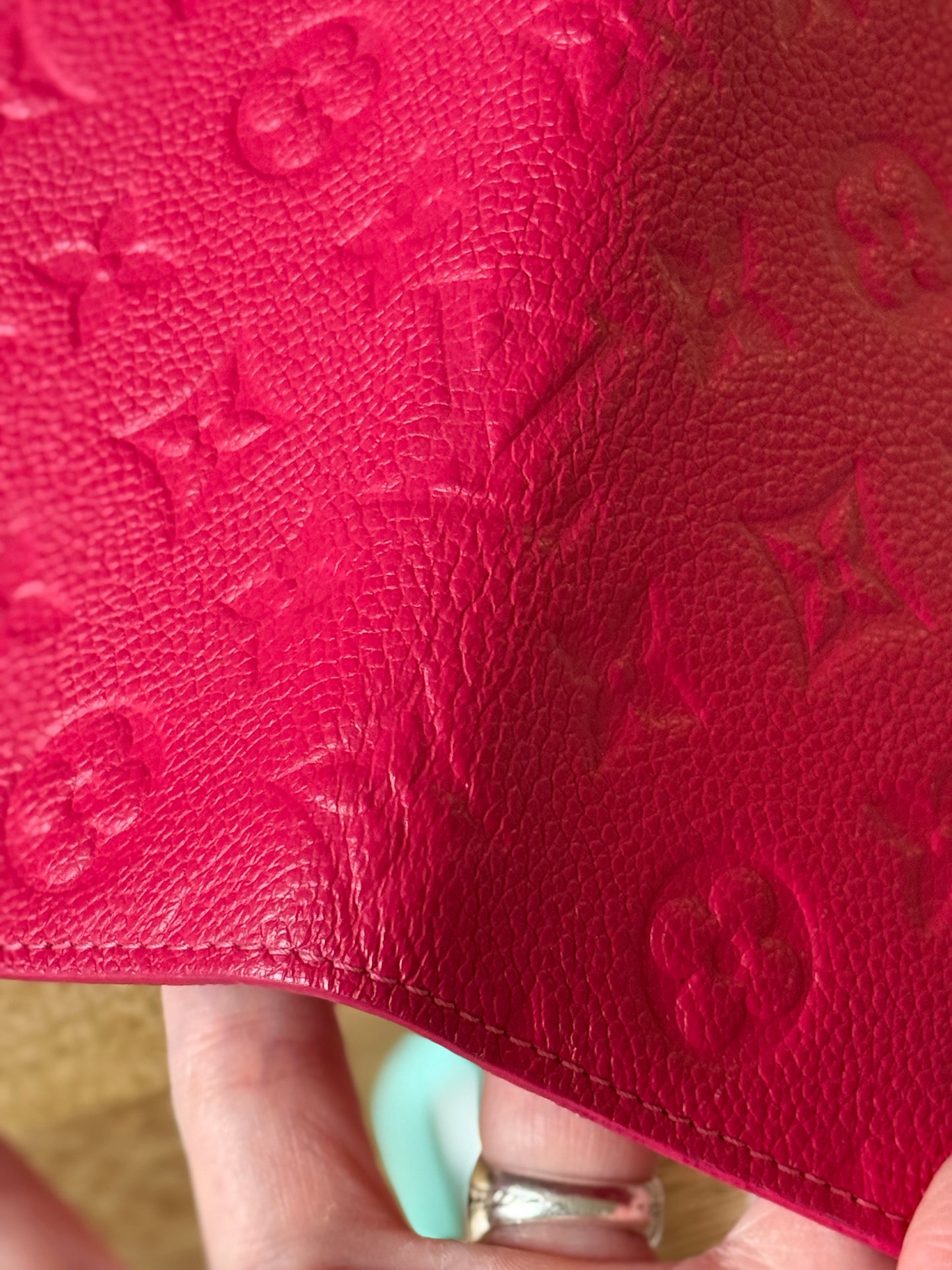 LV Fuchsia Clemence Notebook