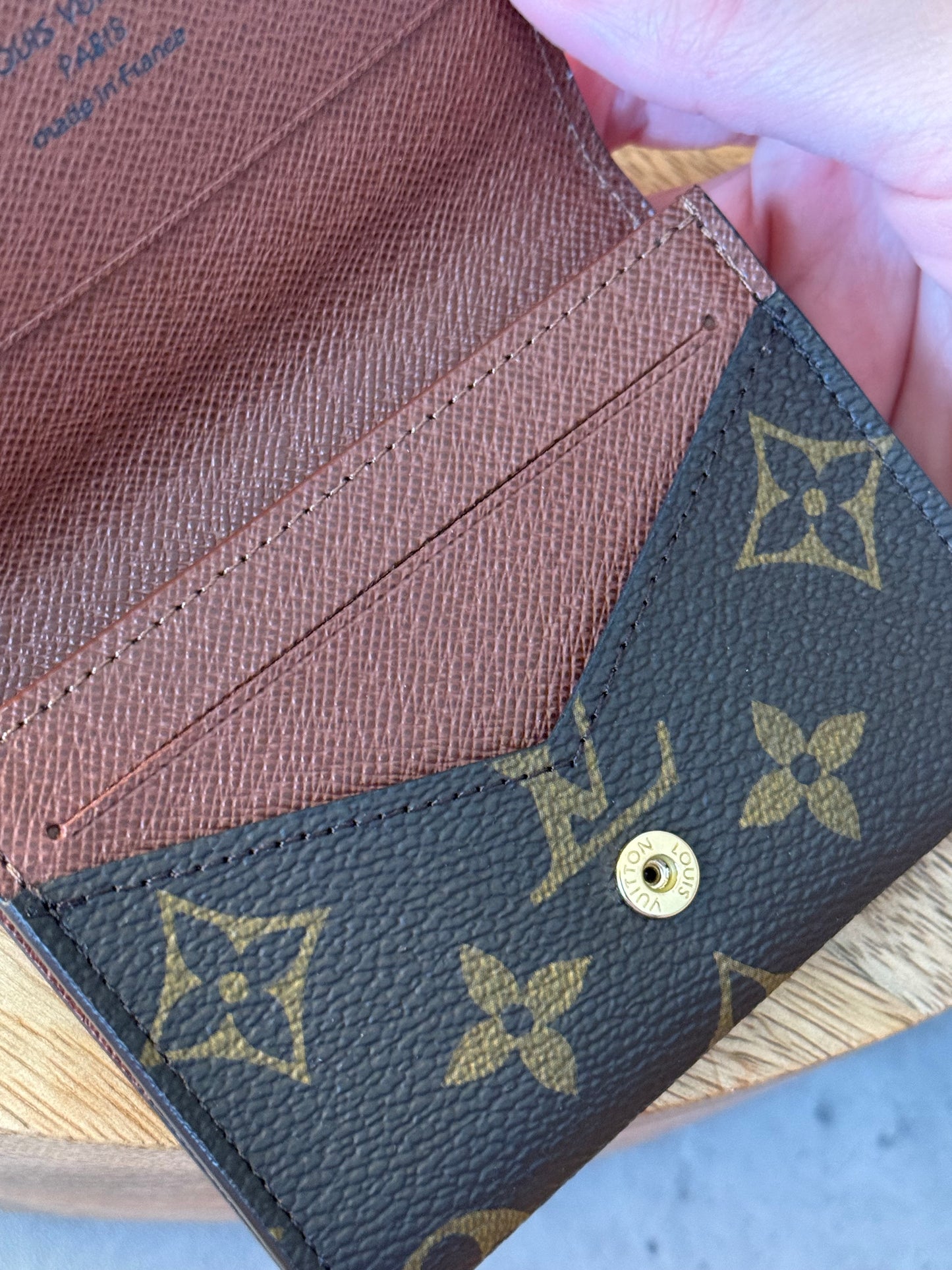 LV Envelope Business Card Holder
