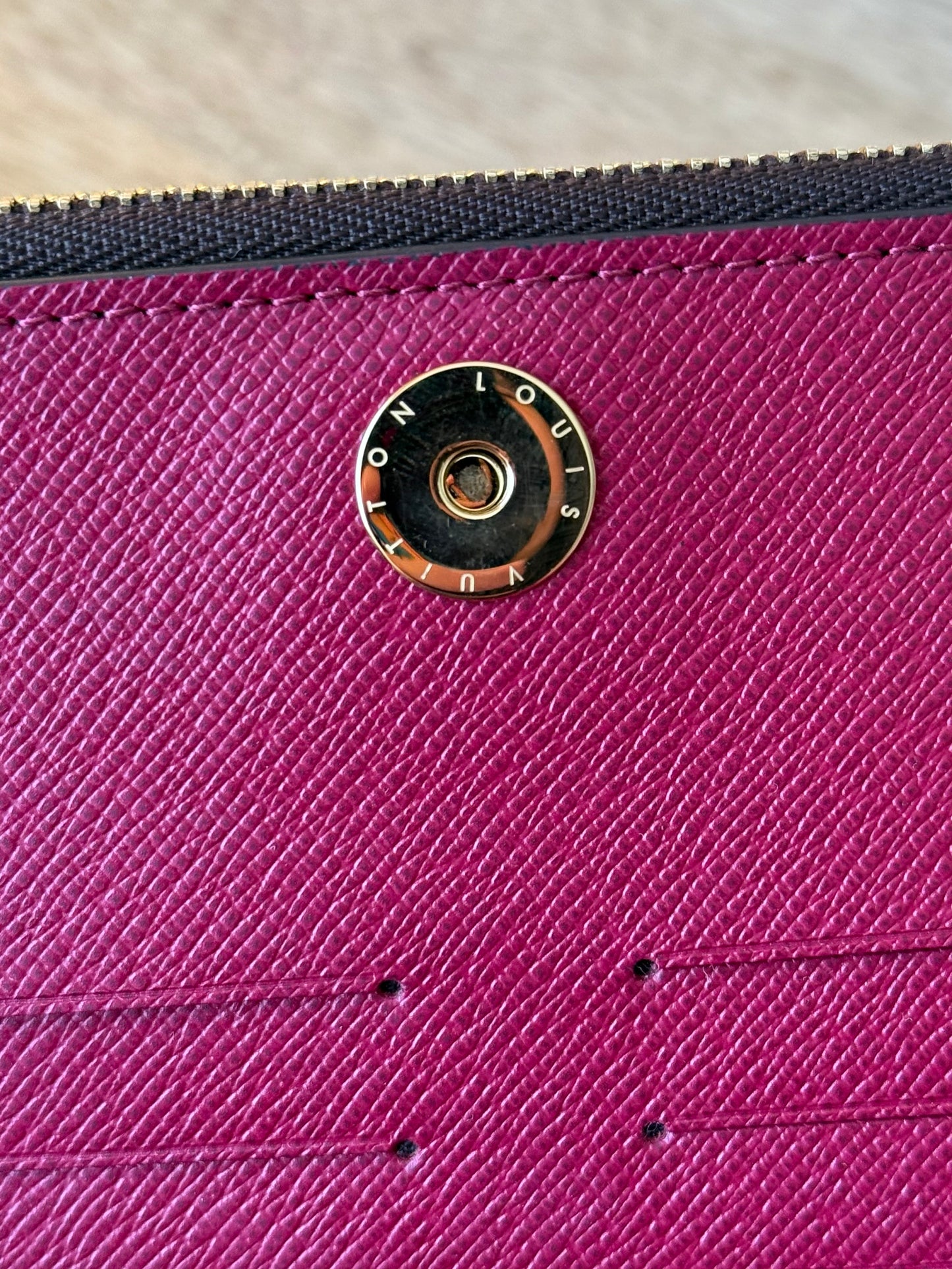 LV Adele Wallet in Fuchsia