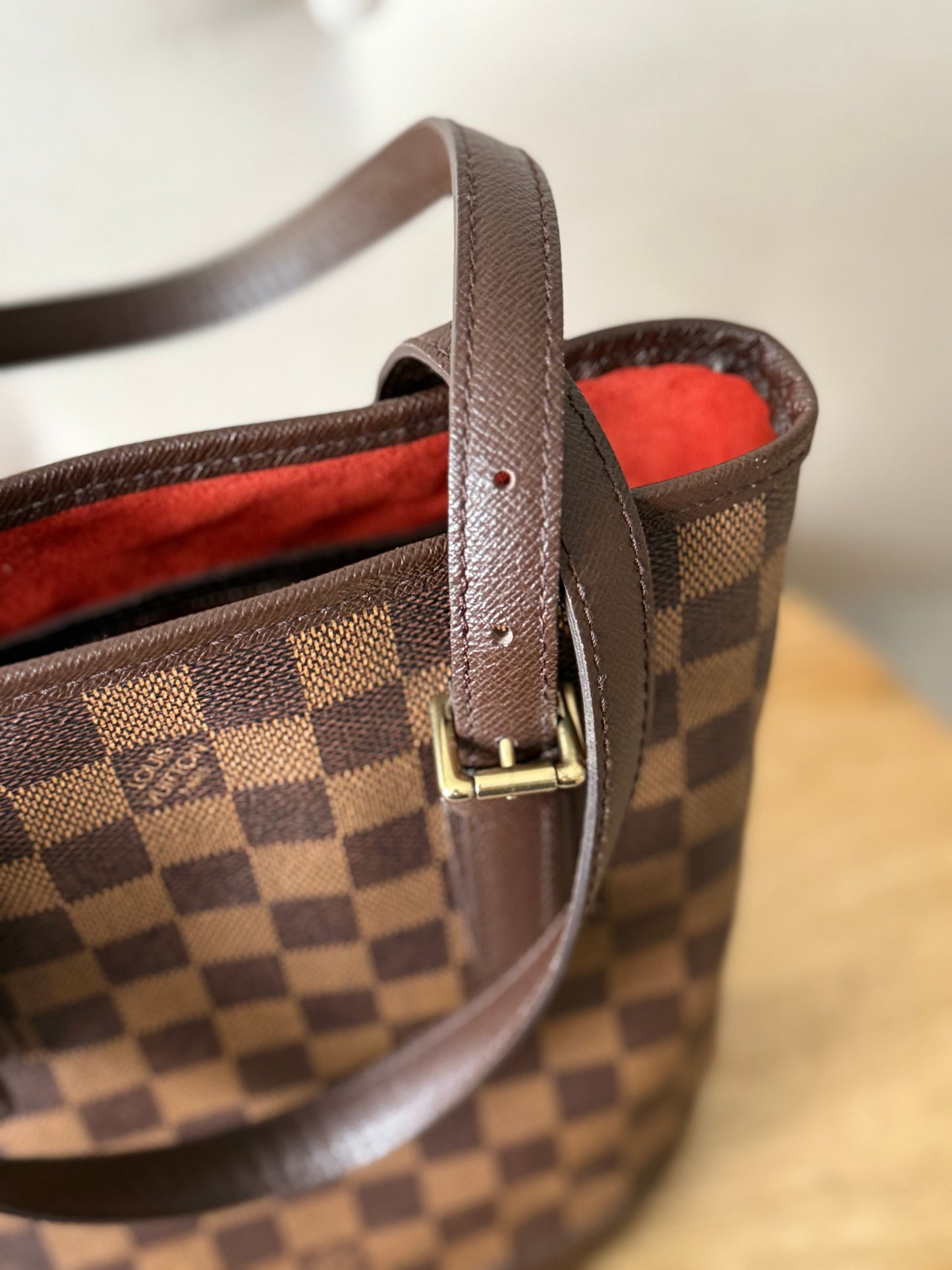 LV Bucket PM Damier Ebene