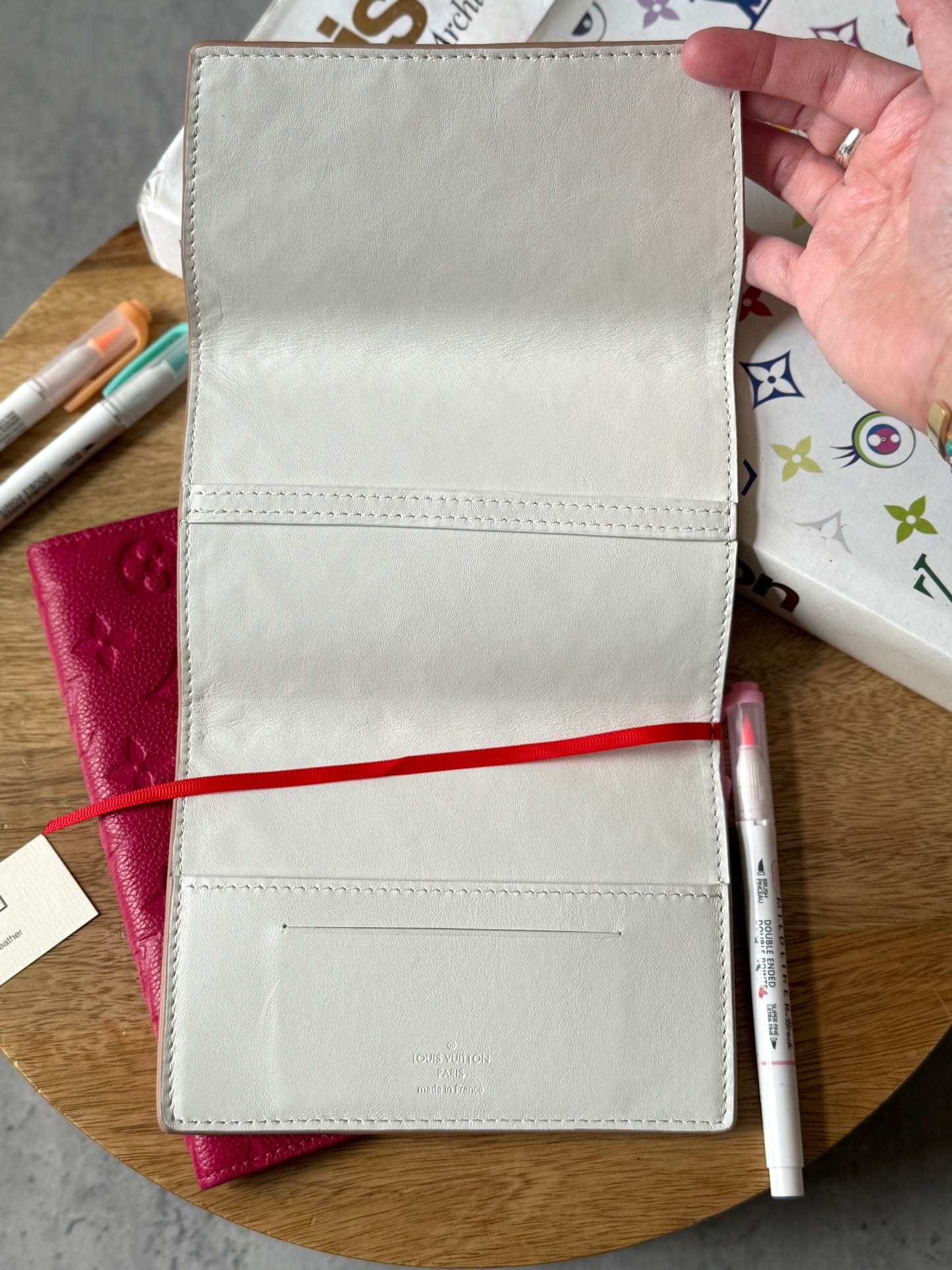LV Empreinte Rose Notebook Cover Japan Ed.