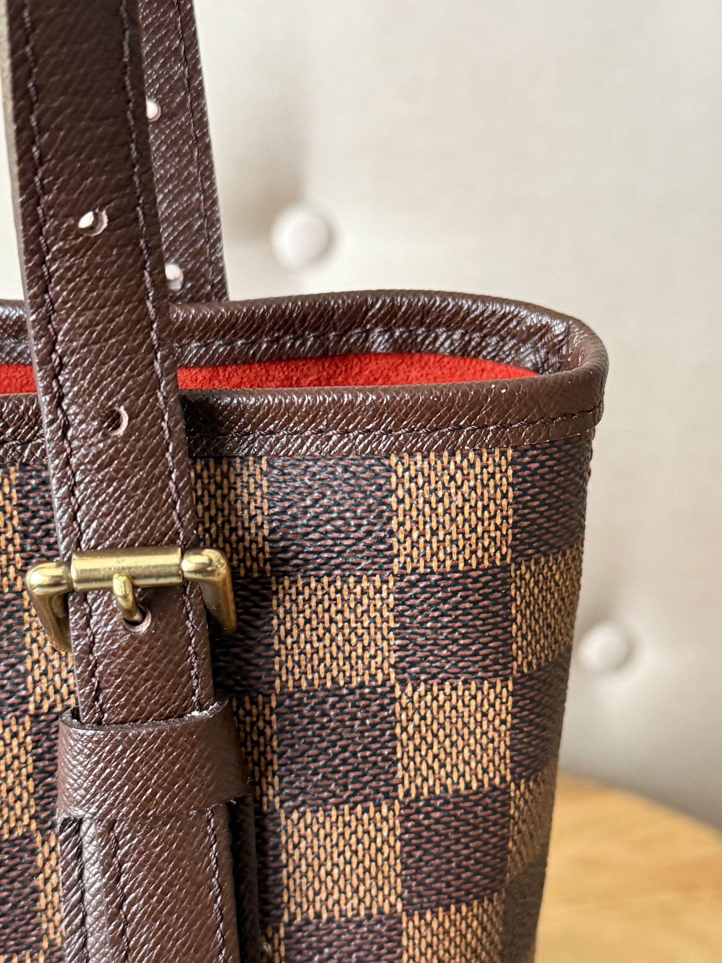 LV Bucket PM Damier Ebene