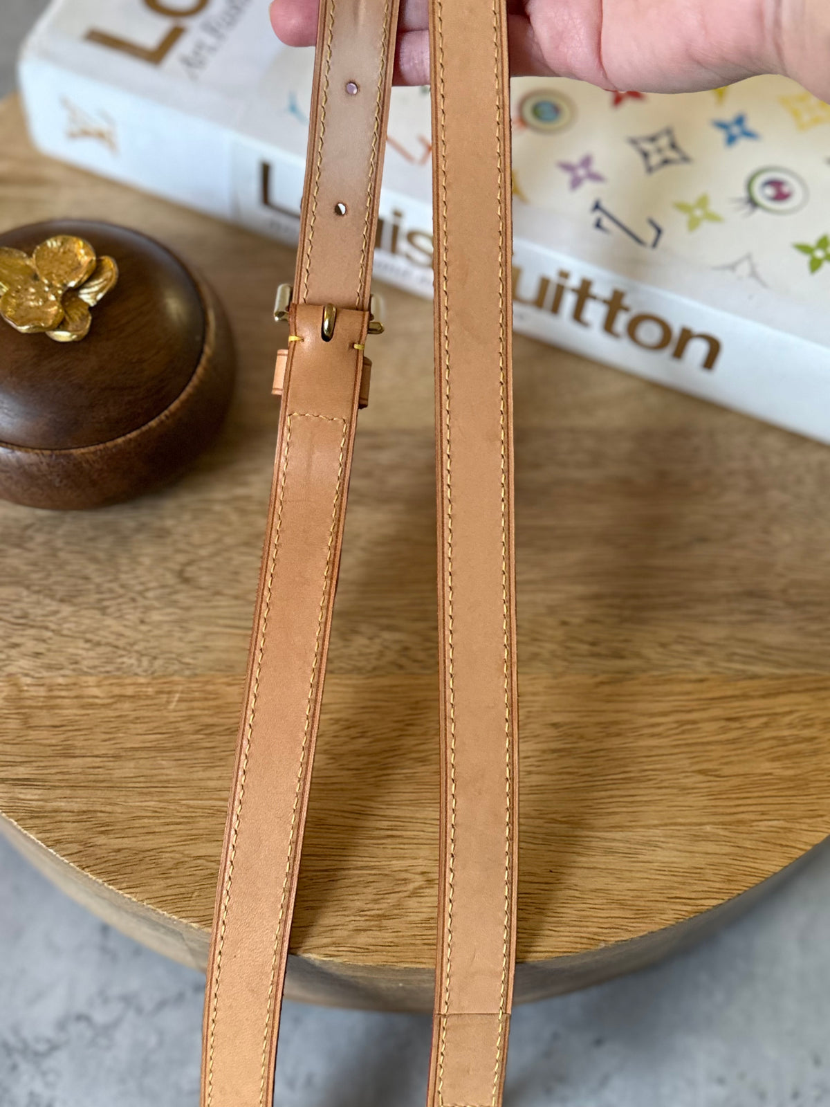 LV Bandouliere Vachetta Strap
