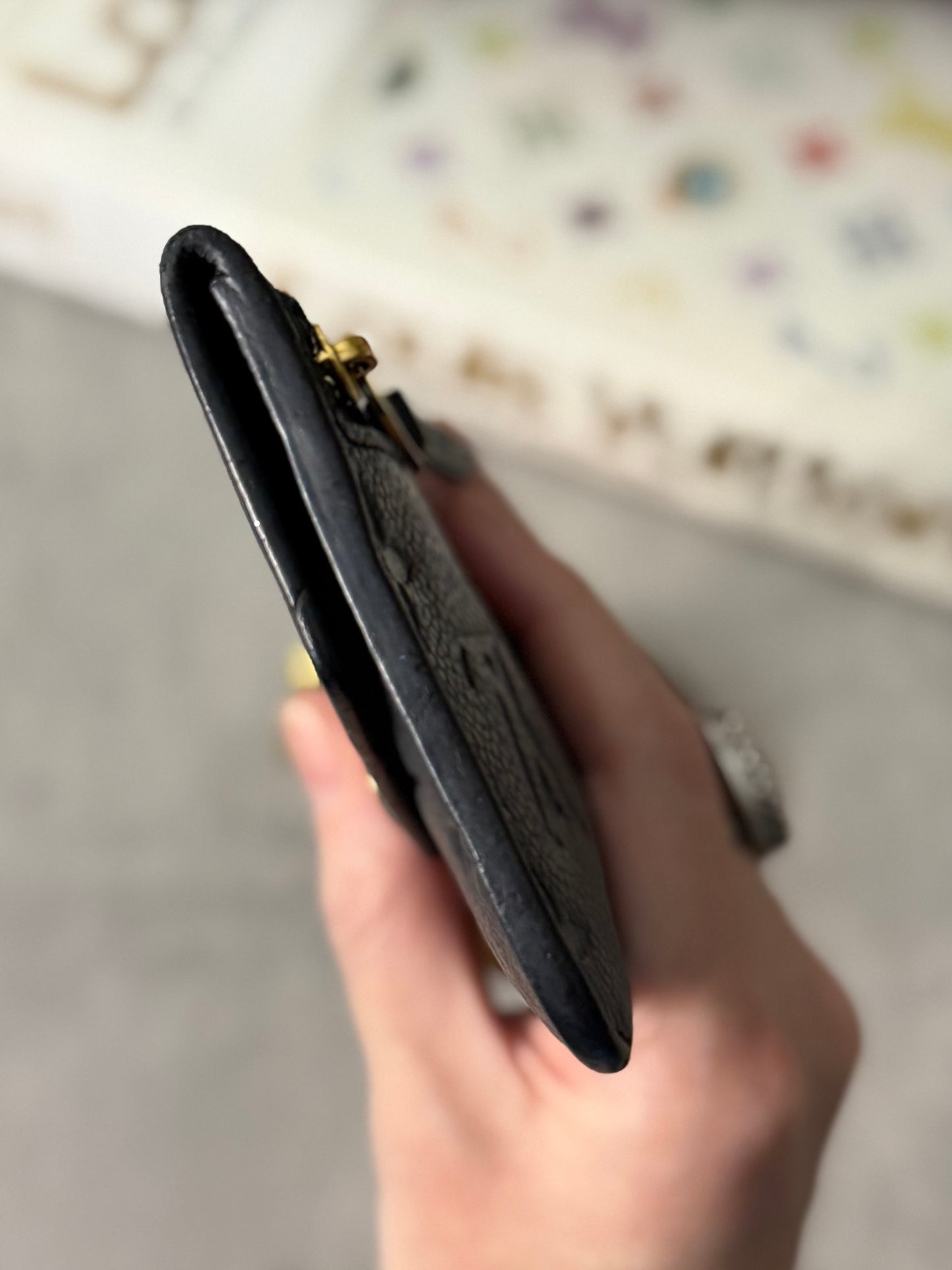 LV Empreinte Noir Key Pouch