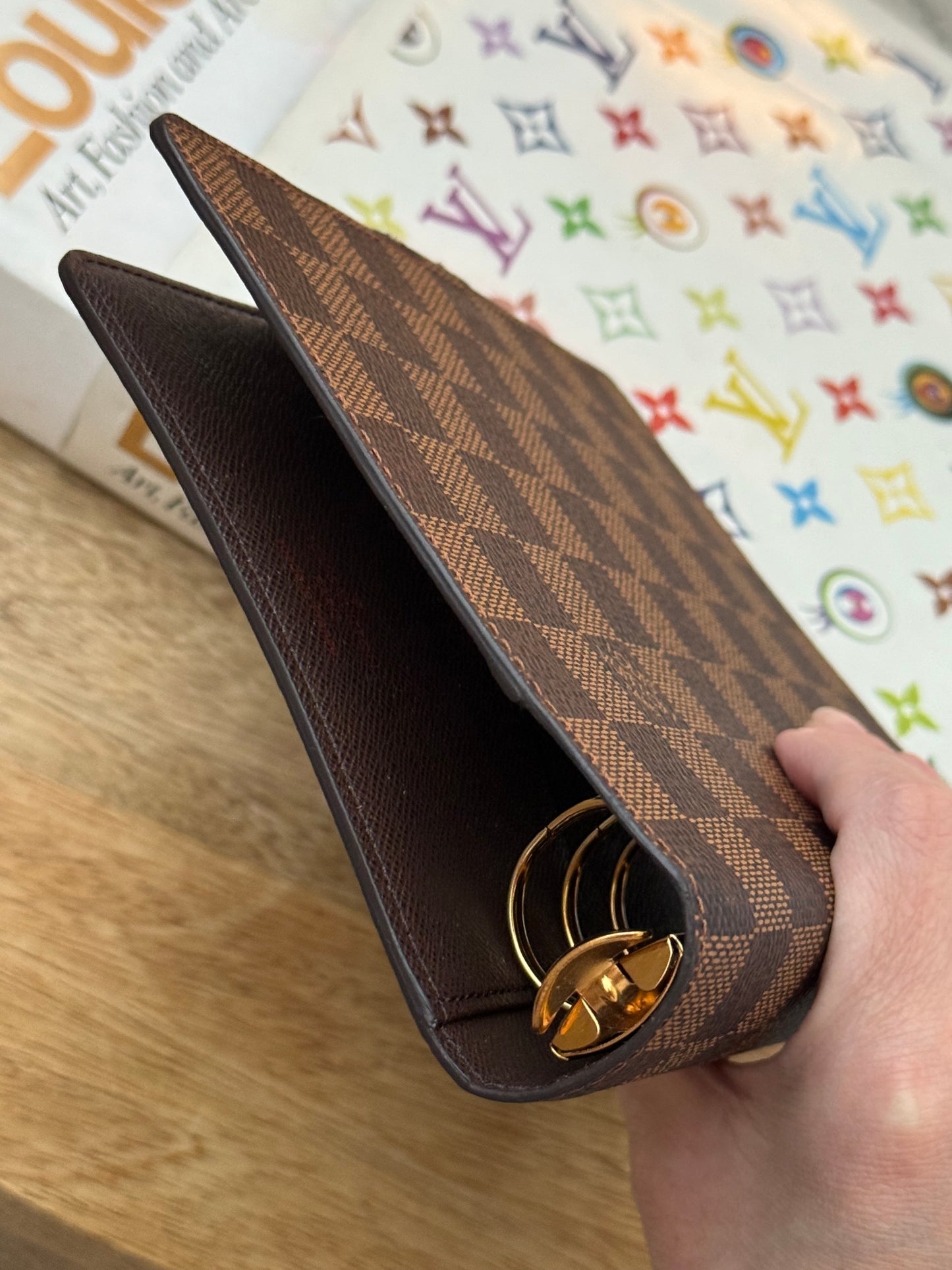 LV Agenda MM Damier Ebene