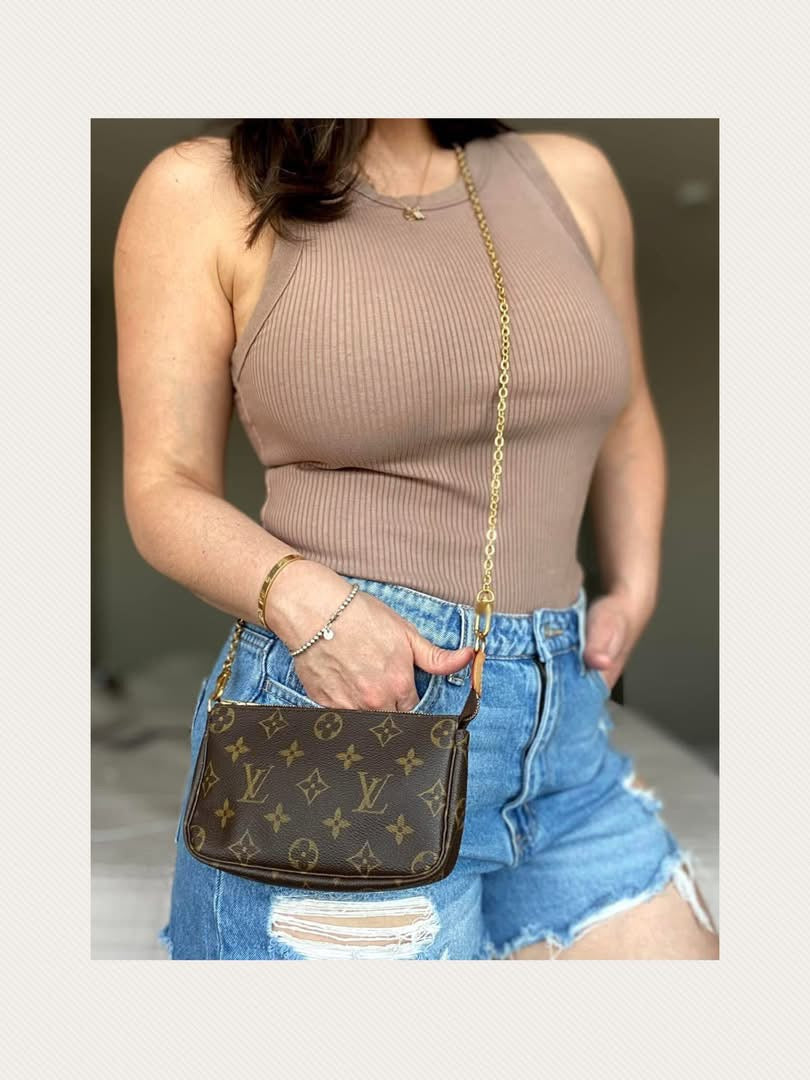 LV Bucket Pochette Monogram