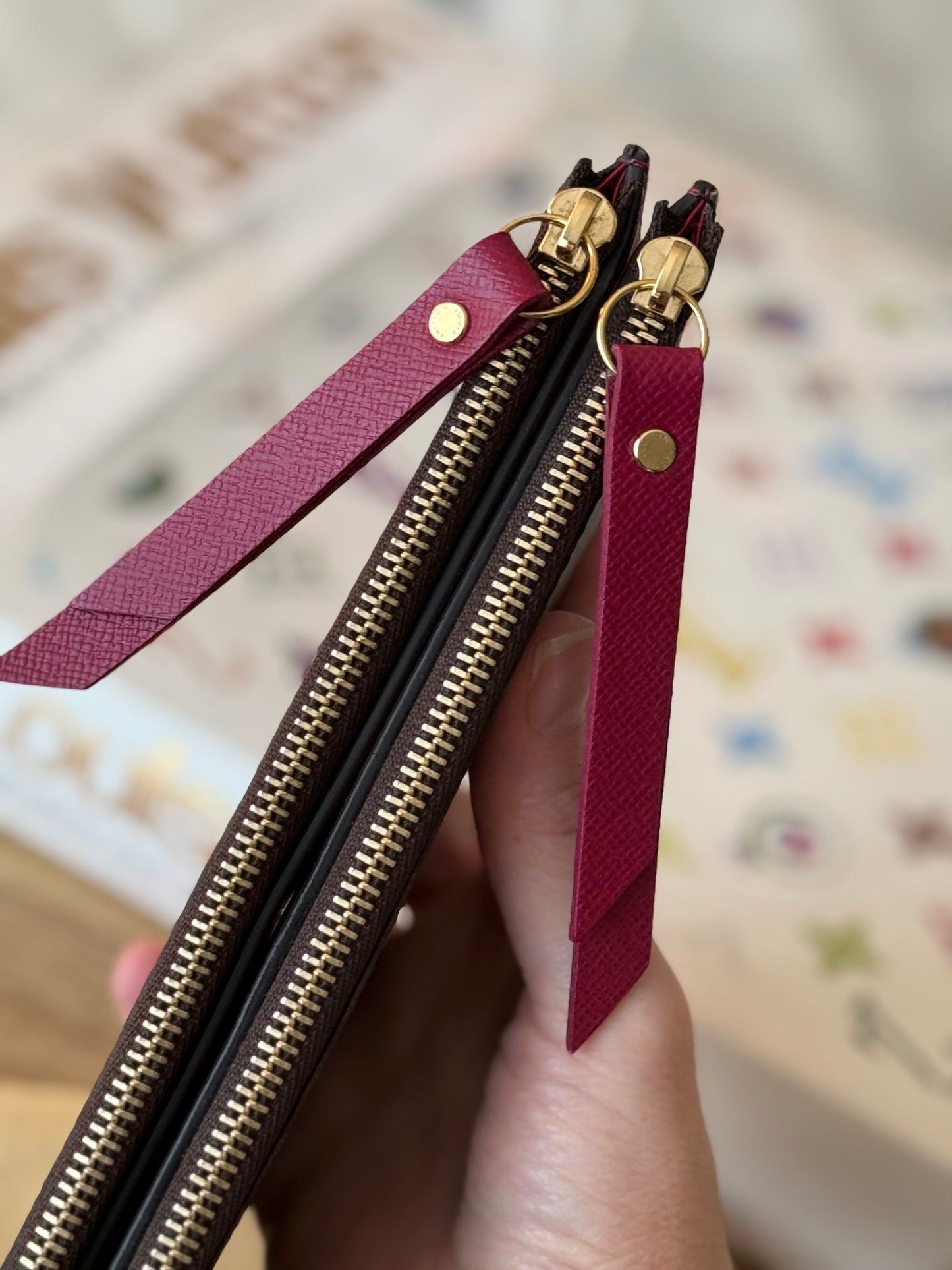 LV Adele Wallet in Fuchsia