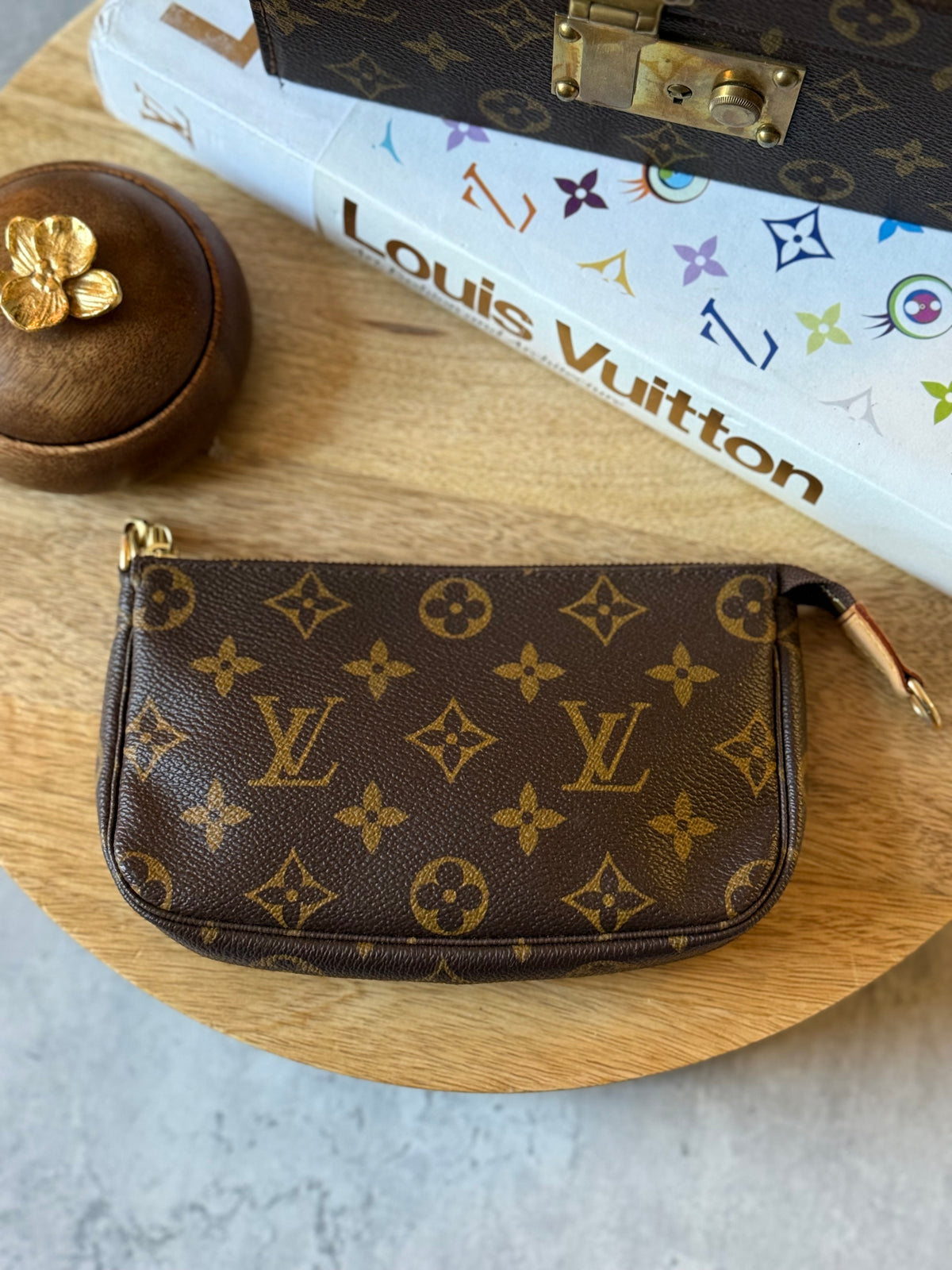 LV Bucket Pochette Monogram