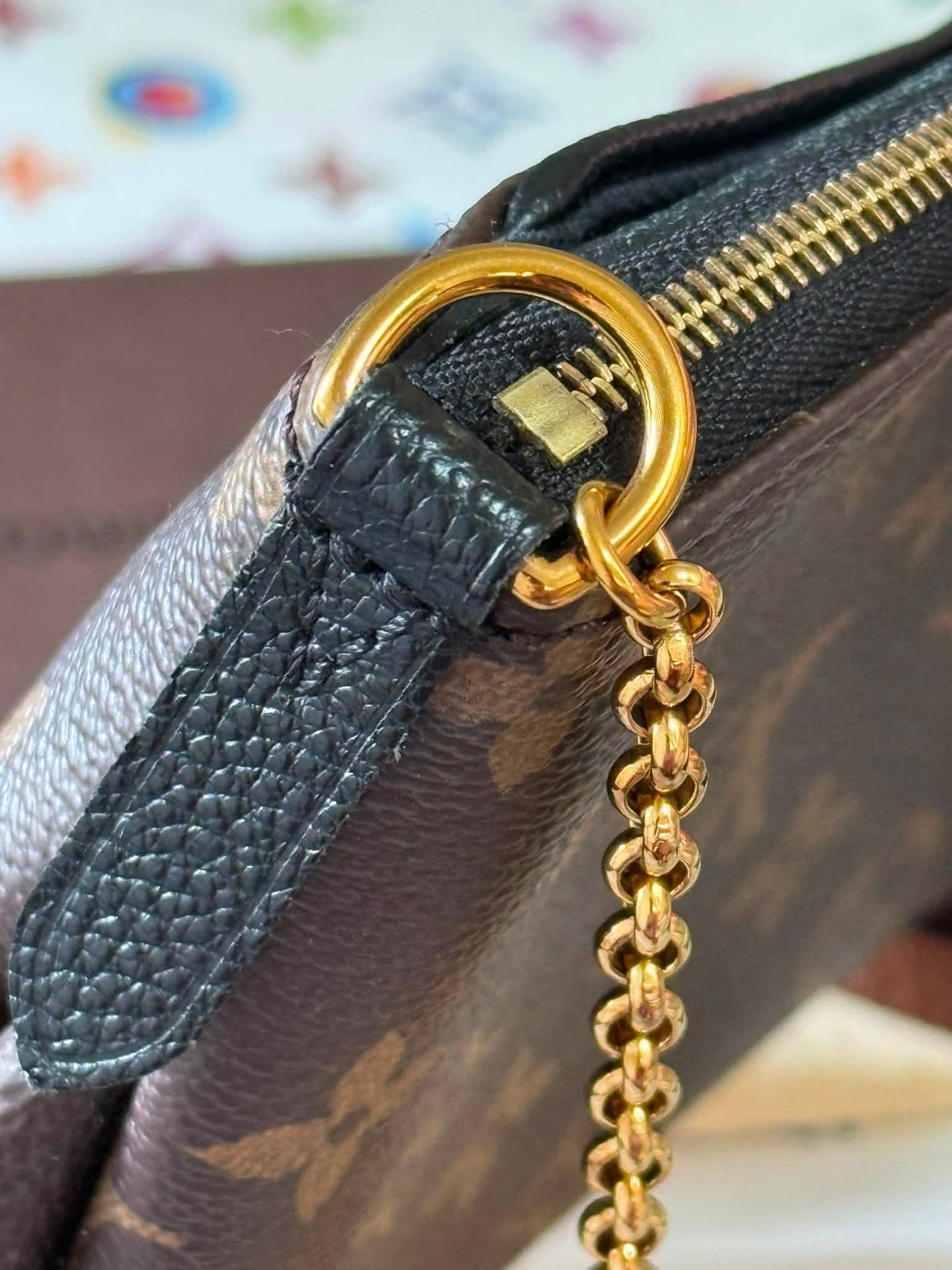 LV Pallas Noir Clutch