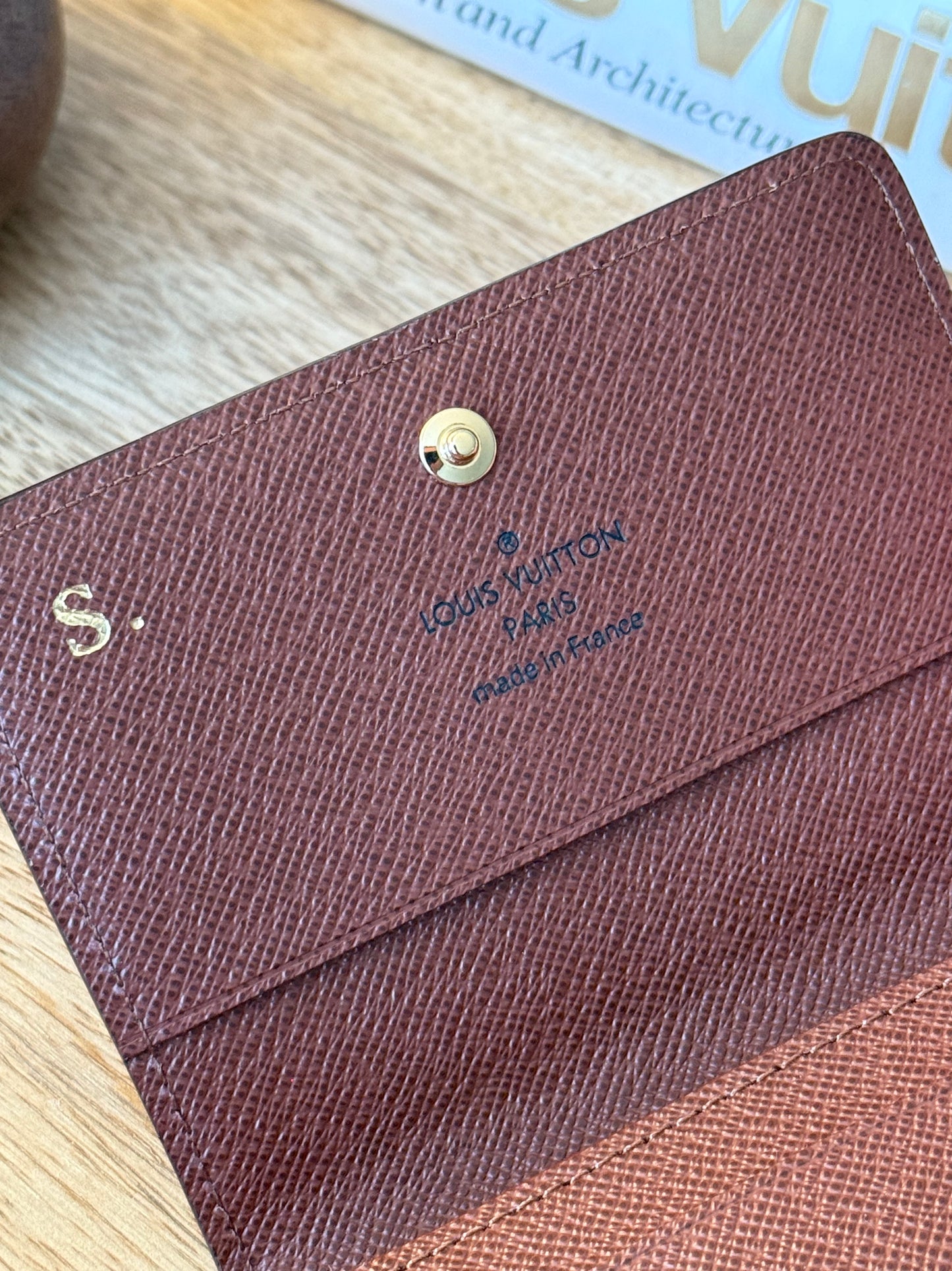 LV Envelope Business Card Holder