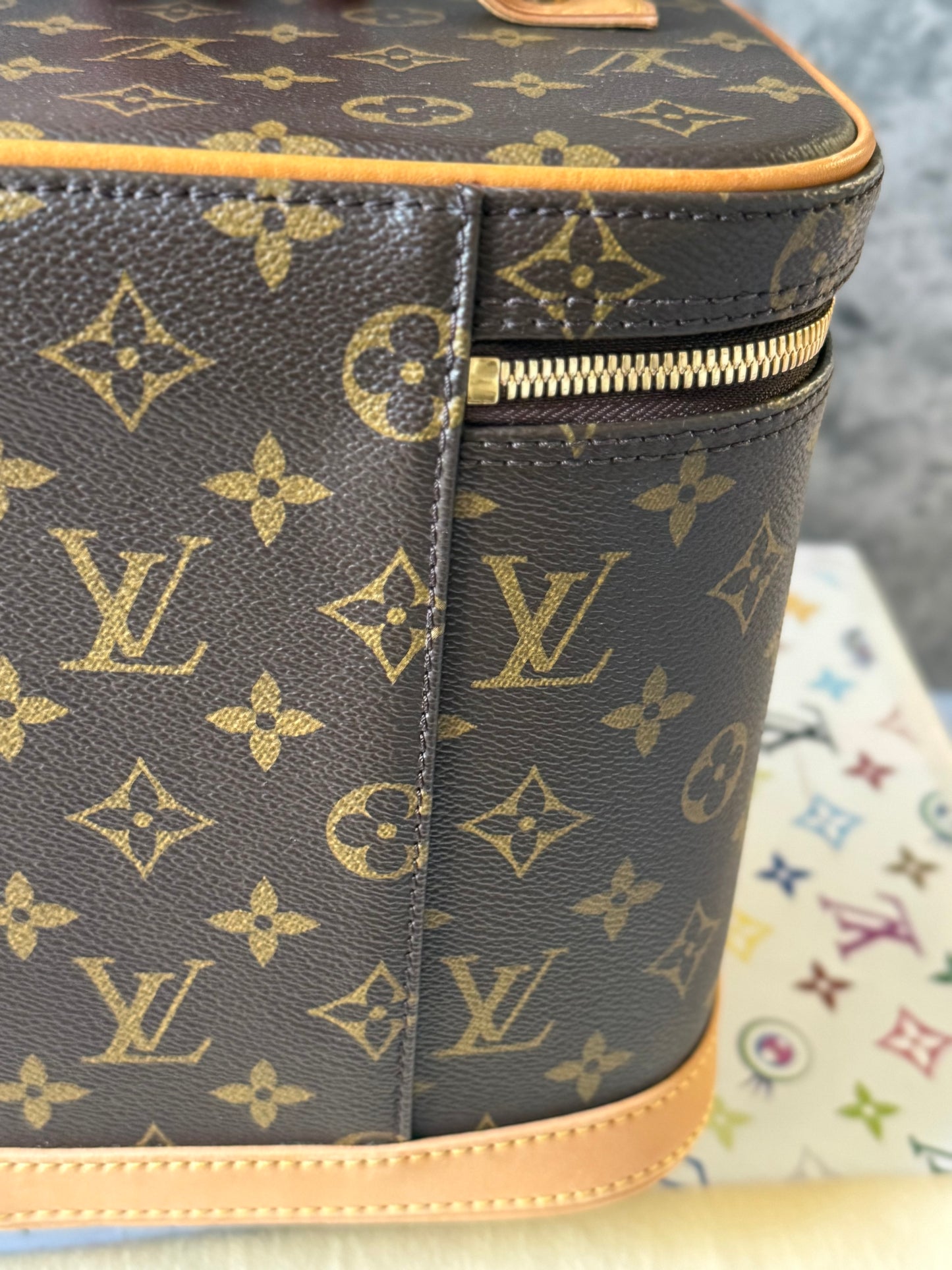 LV Nice Vanity Train Case