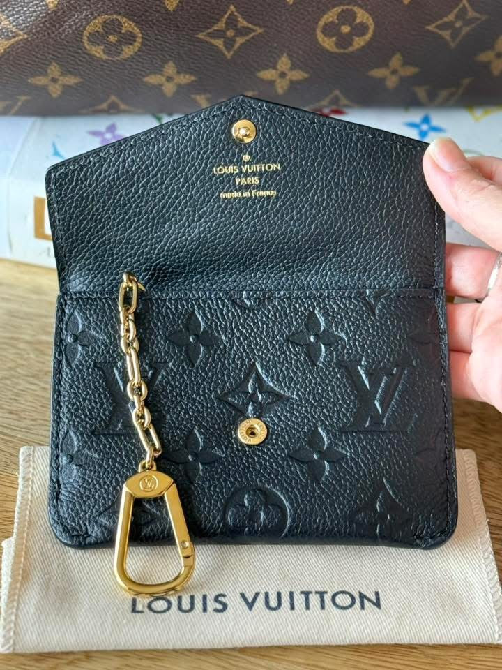 LV Key Pouch Empreinte in Noir